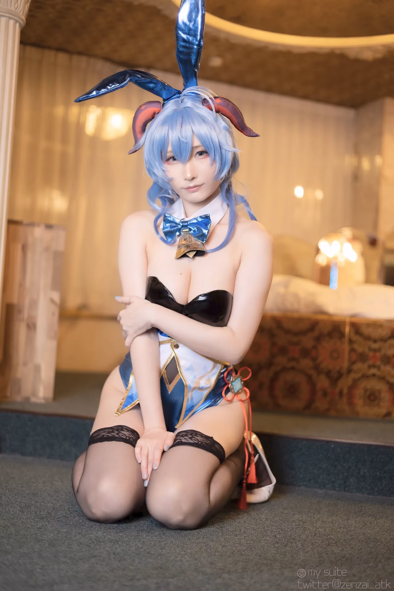 Atsuki as Eula Lawrence, Ganyu, Sangonomiya Kokomi, Nilou, and Yelan — cosplay photo 108 of 381