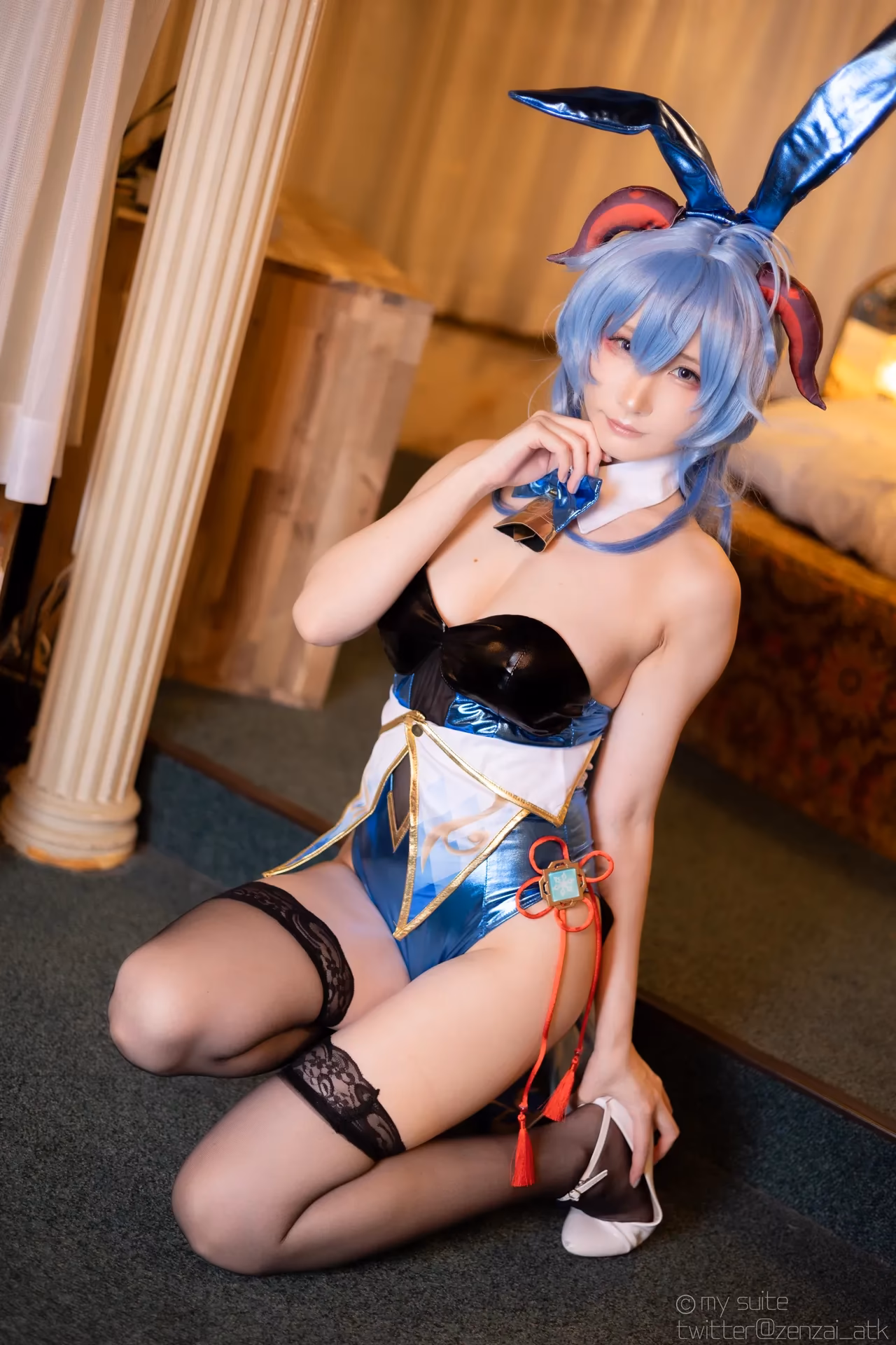 Atsuki as Eula Lawrence, Ganyu, Sangonomiya Kokomi, Nilou, and Yelan — cosplay photo 109 of 381
