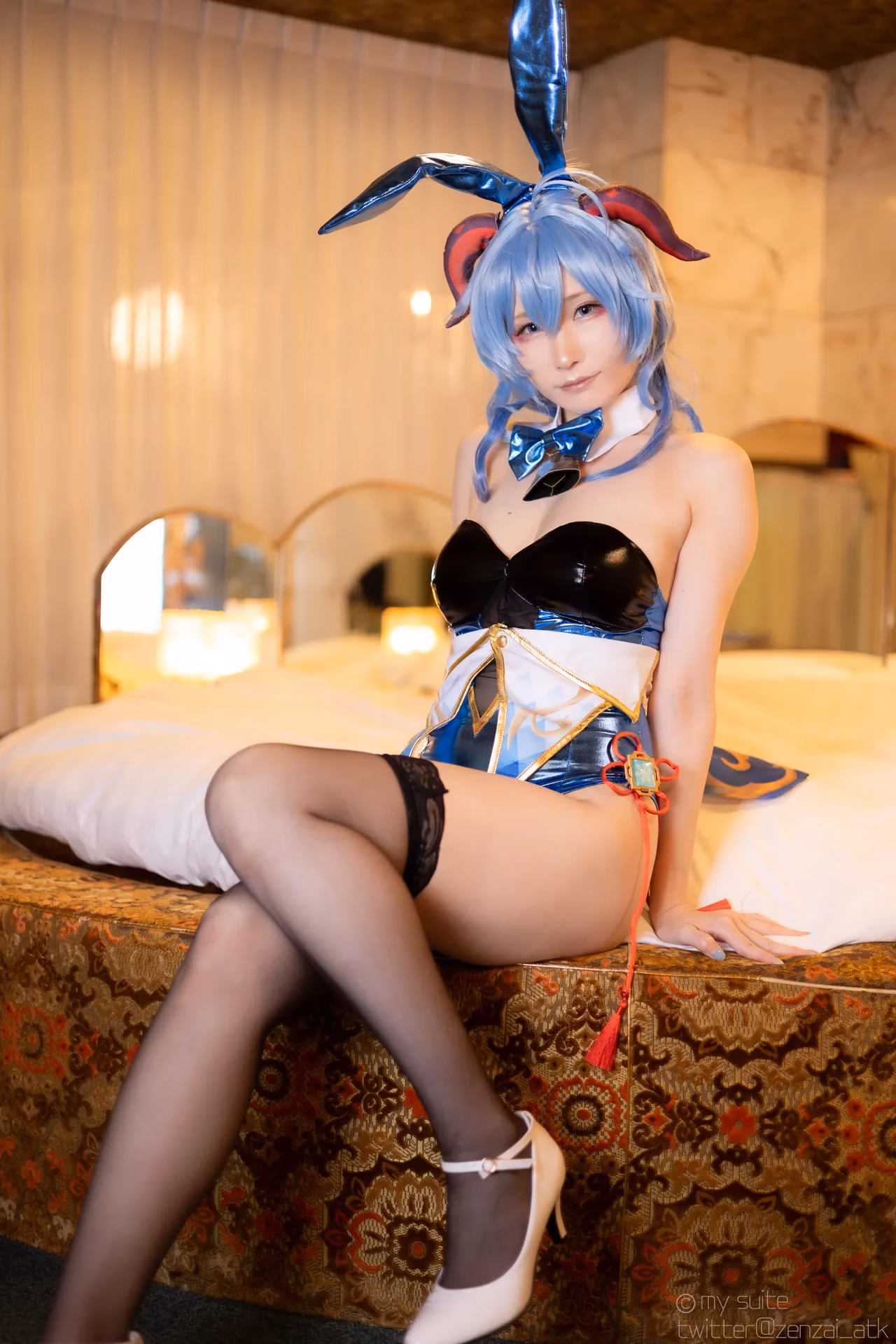 Atsuki as Eula Lawrence, Ganyu, Sangonomiya Kokomi, Nilou, and Yelan — cosplay photo 128 of 381