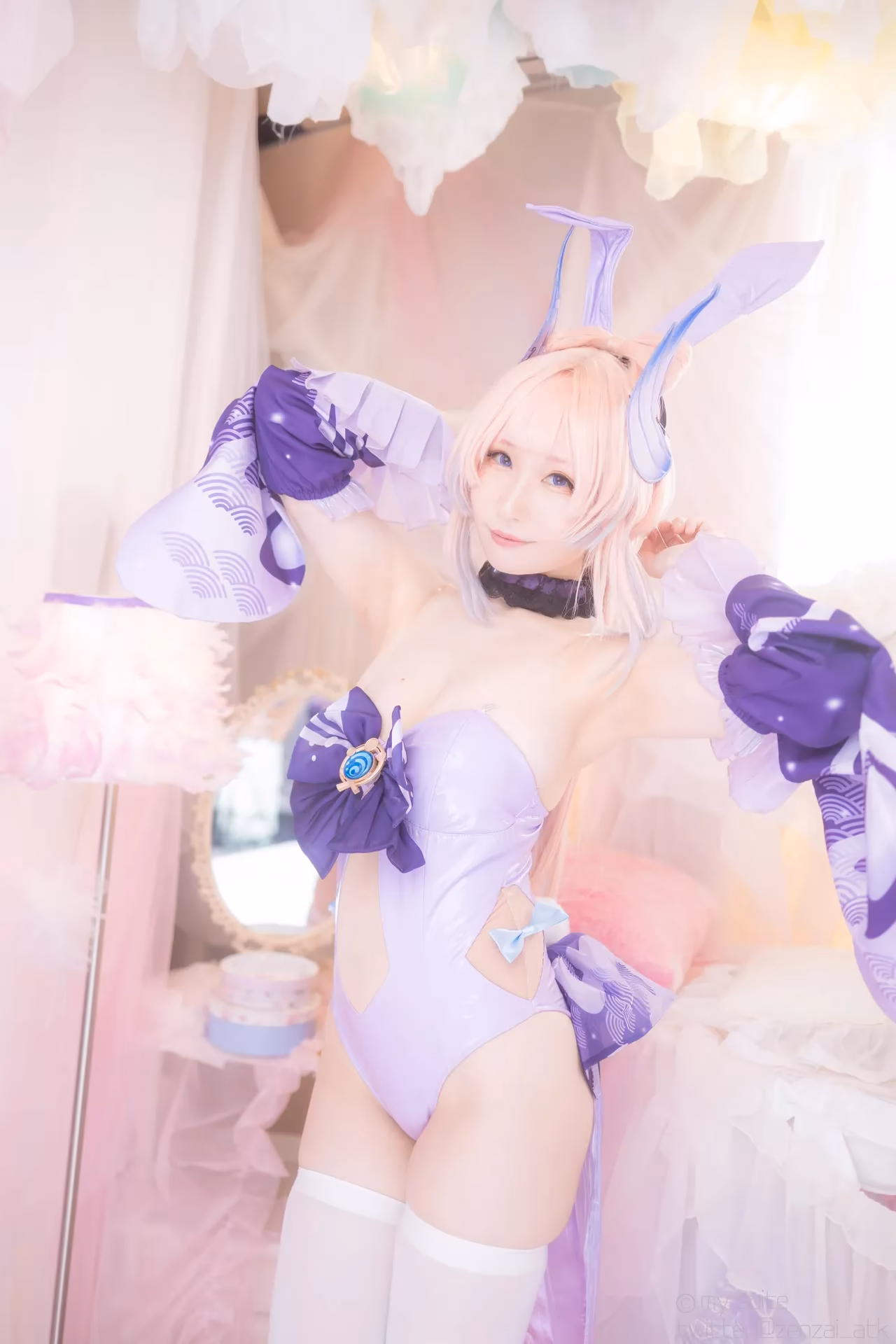 Atsuki as Eula Lawrence, Ganyu, Sangonomiya Kokomi, Nilou, and Yelan — cosplay photo 160 of 381