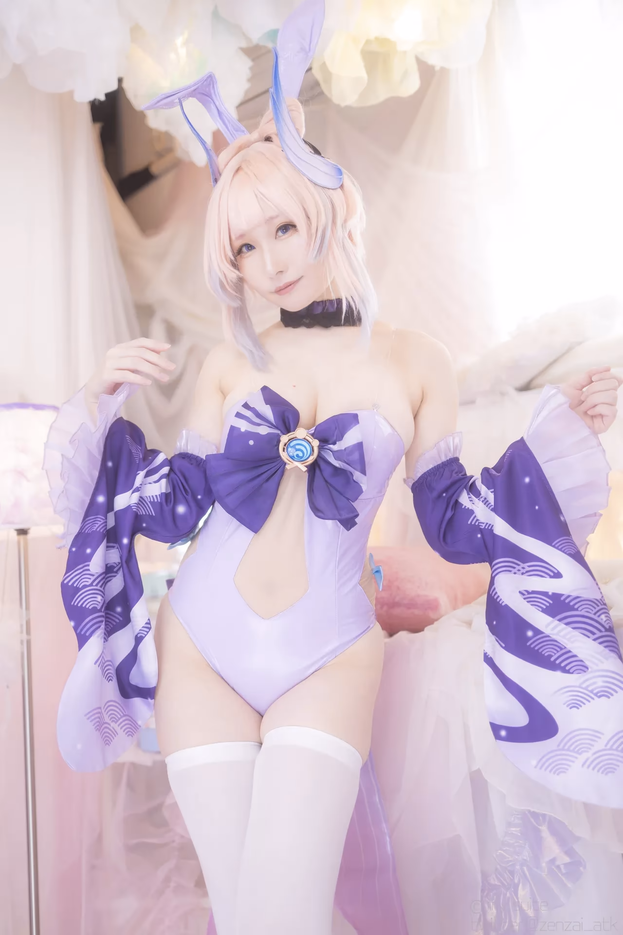 Atsuki as Eula Lawrence, Ganyu, Sangonomiya Kokomi, Nilou, and Yelan — cosplay photo 167 of 381