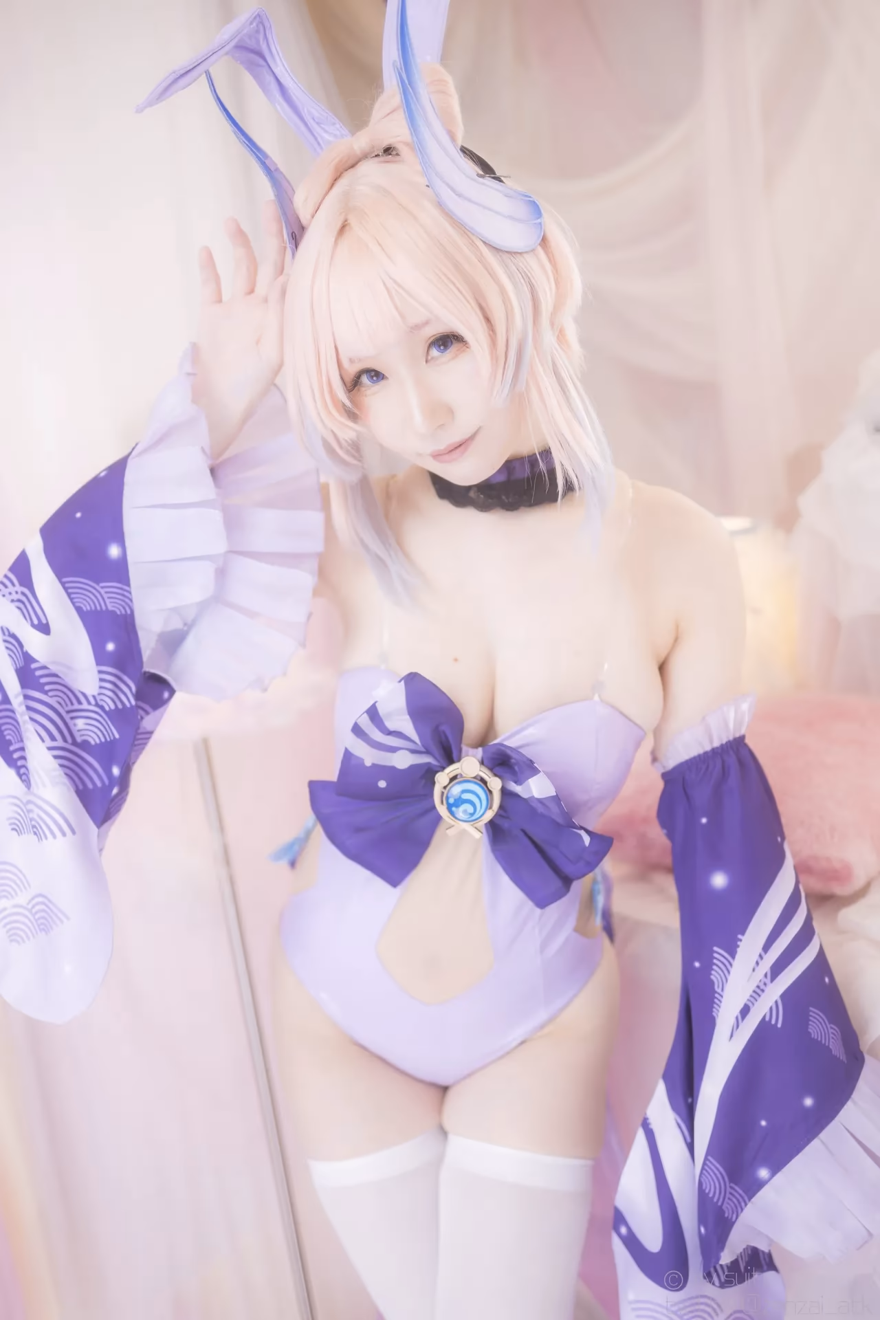 Atsuki as Eula Lawrence, Ganyu, Sangonomiya Kokomi, Nilou, and Yelan — cosplay photo 168 of 381