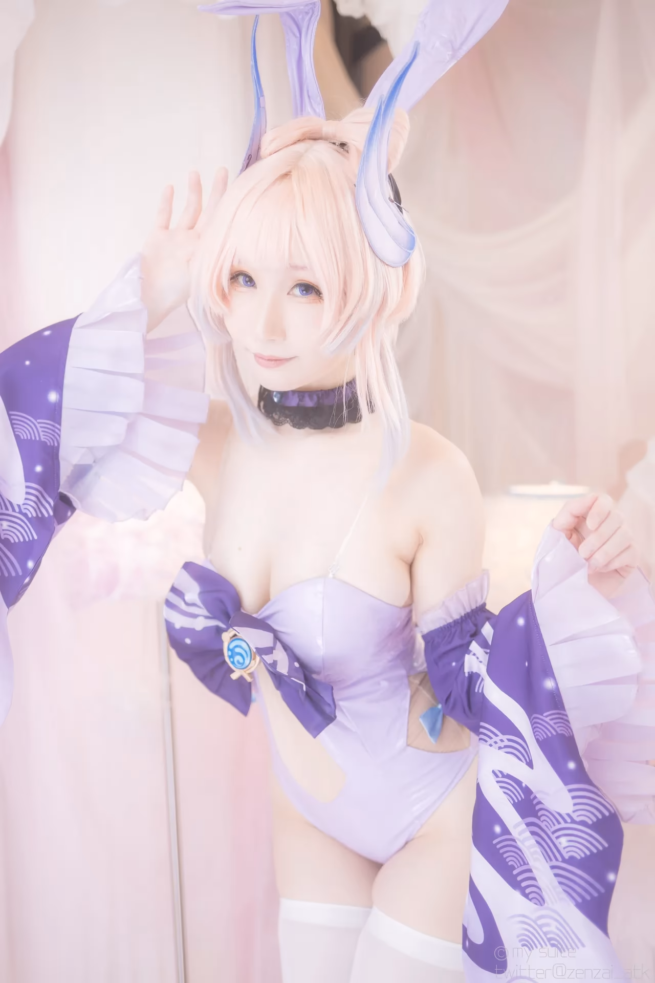 Atsuki as Eula Lawrence, Ganyu, Sangonomiya Kokomi, Nilou, and Yelan — cosplay photo 169 of 381