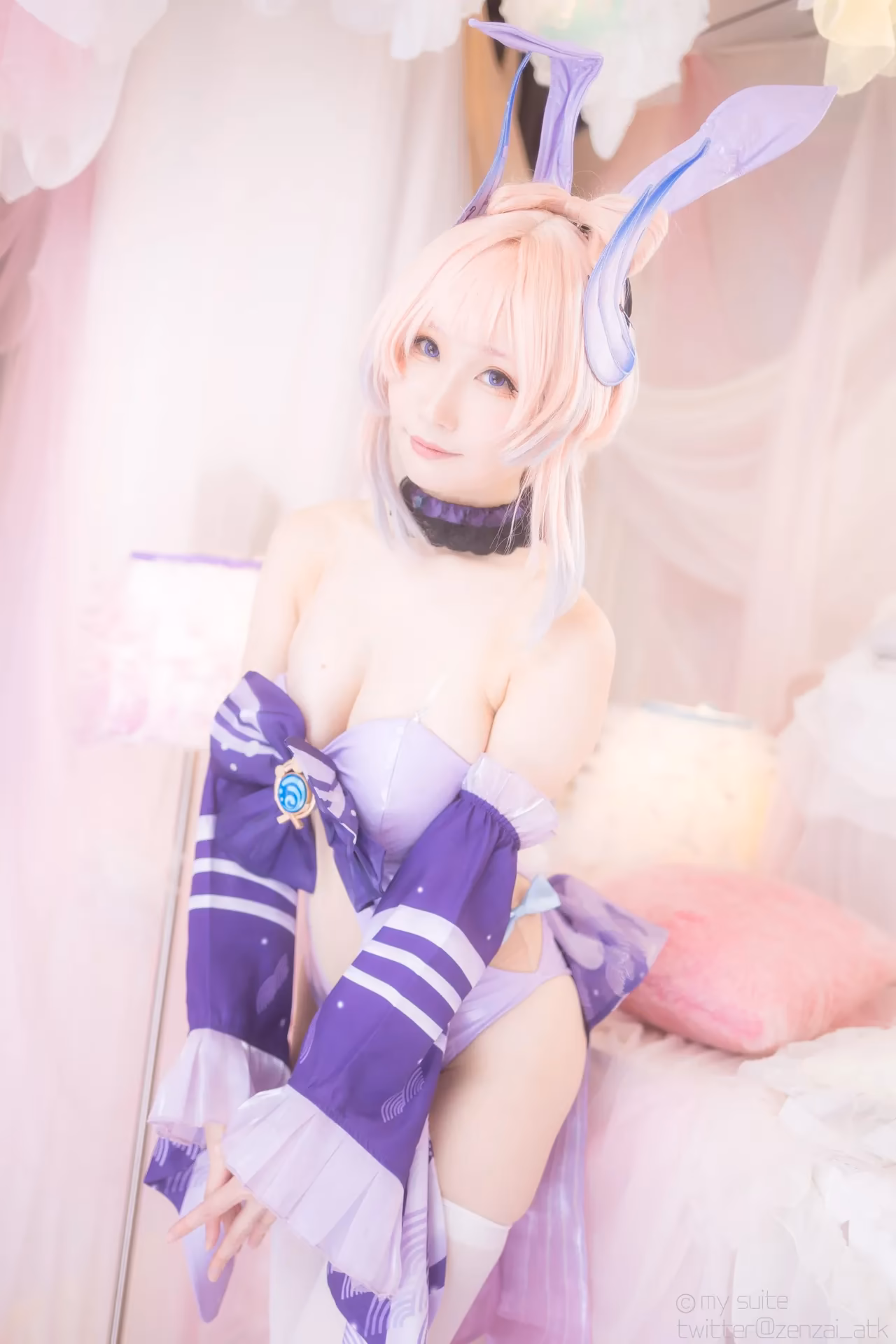Atsuki as Eula Lawrence, Ganyu, Sangonomiya Kokomi, Nilou, and Yelan — cosplay photo 170 of 381