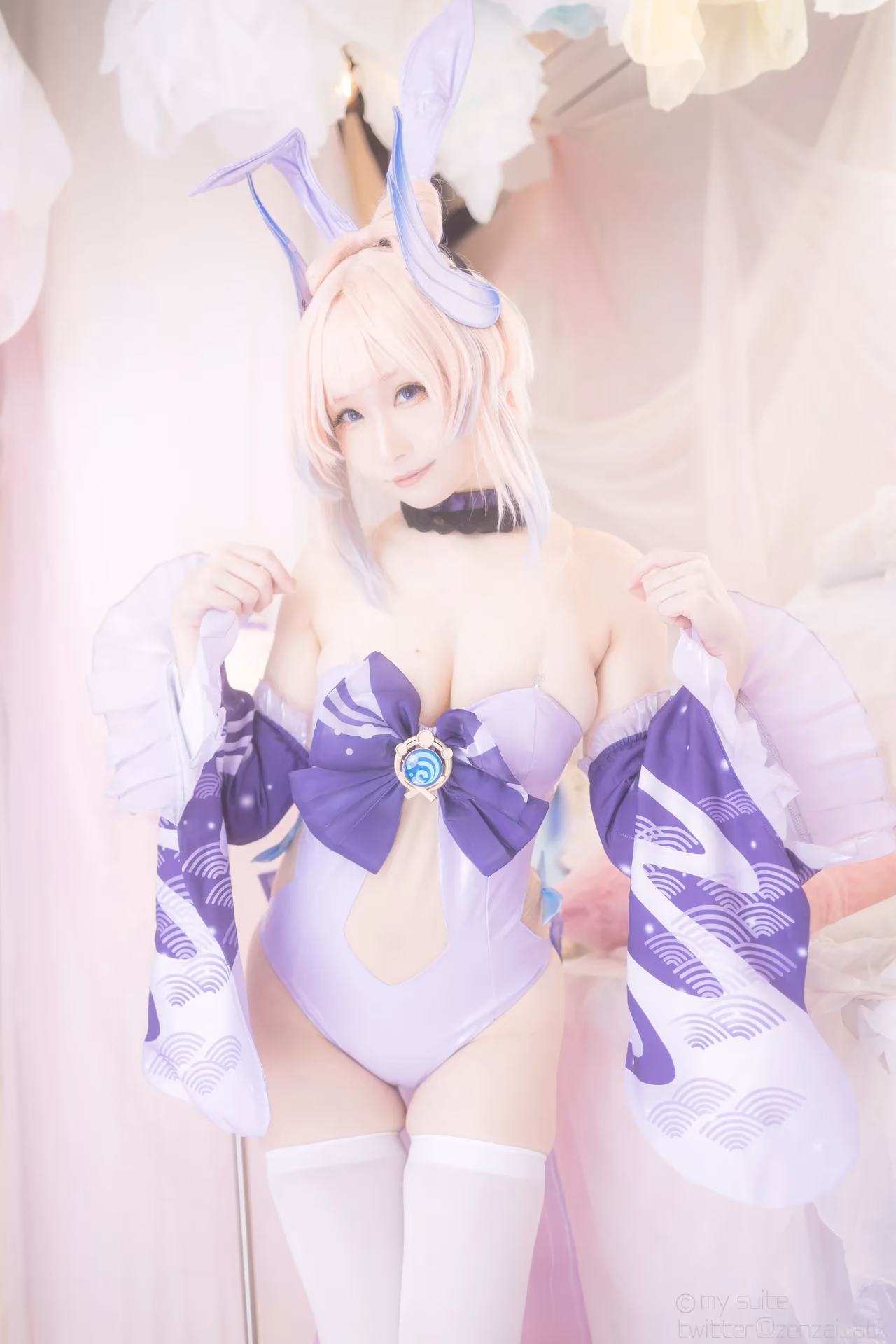 Atsuki as Eula Lawrence, Ganyu, Sangonomiya Kokomi, Nilou, and Yelan — cosplay photo 171 of 381