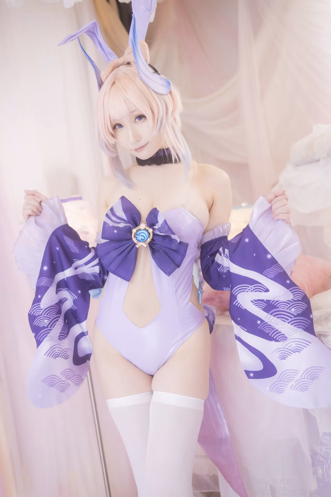 Atsuki as Eula Lawrence, Ganyu, Sangonomiya Kokomi, Nilou, and Yelan — cosplay photo 173 of 381