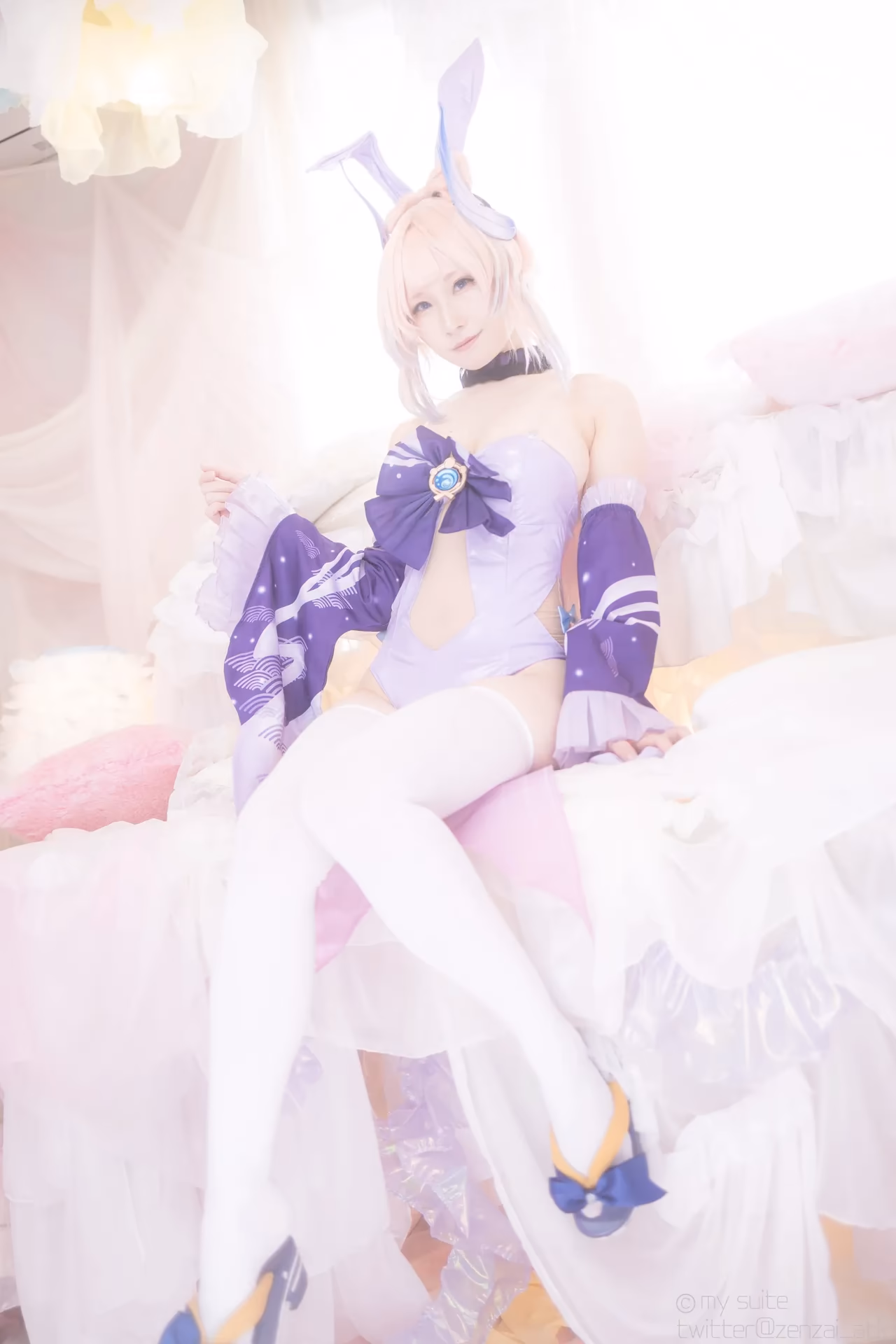 Atsuki as Eula Lawrence, Ganyu, Sangonomiya Kokomi, Nilou, and Yelan — cosplay photo 204 of 381