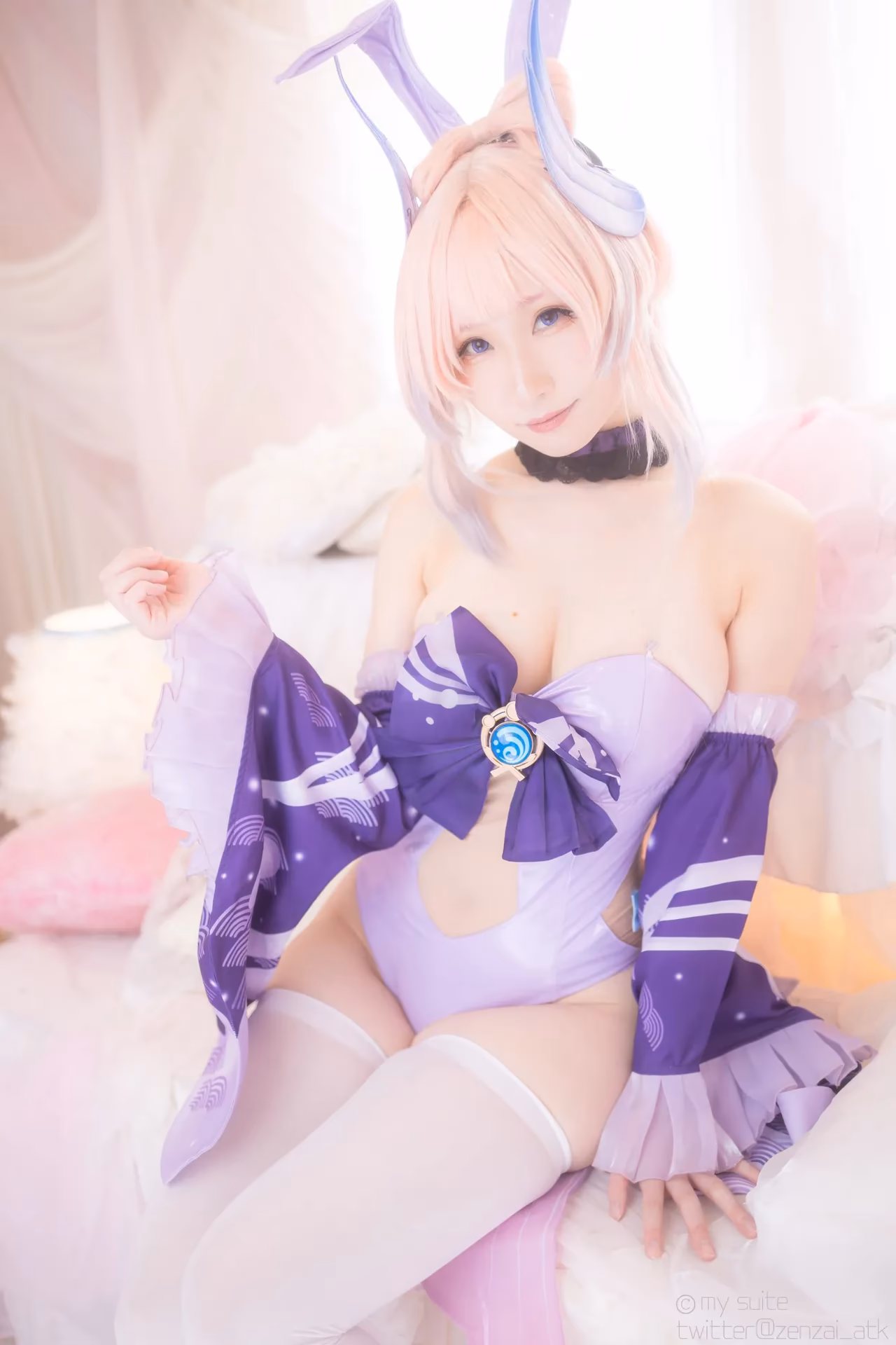 Atsuki as Eula Lawrence, Ganyu, Sangonomiya Kokomi, Nilou, and Yelan — cosplay photo 207 of 381