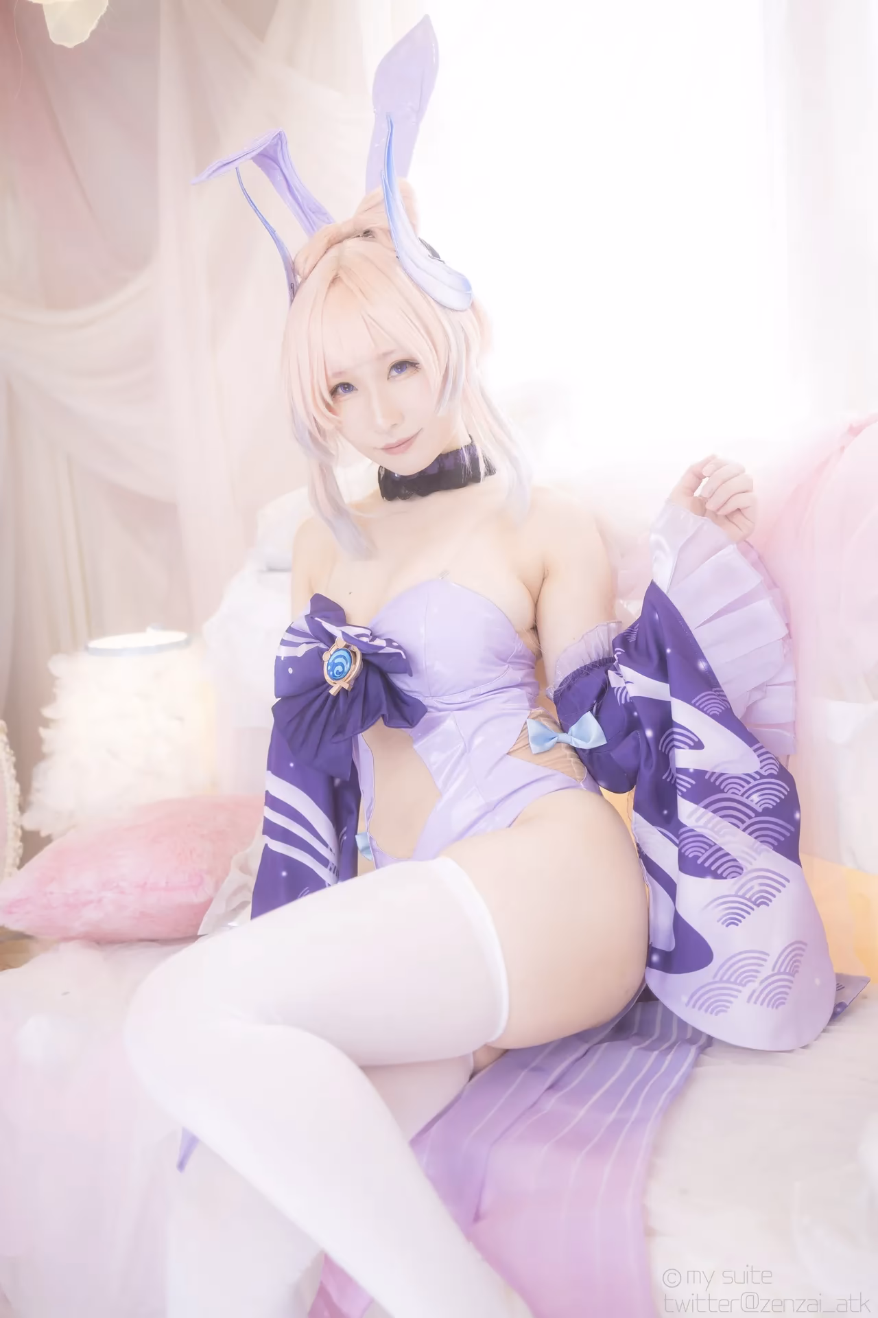 Atsuki as Eula Lawrence, Ganyu, Sangonomiya Kokomi, Nilou, and Yelan — cosplay photo 210 of 381