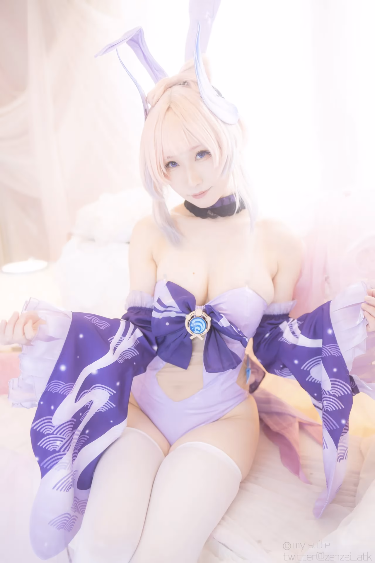 Atsuki as Eula Lawrence, Ganyu, Sangonomiya Kokomi, Nilou, and Yelan — cosplay photo 220 of 381