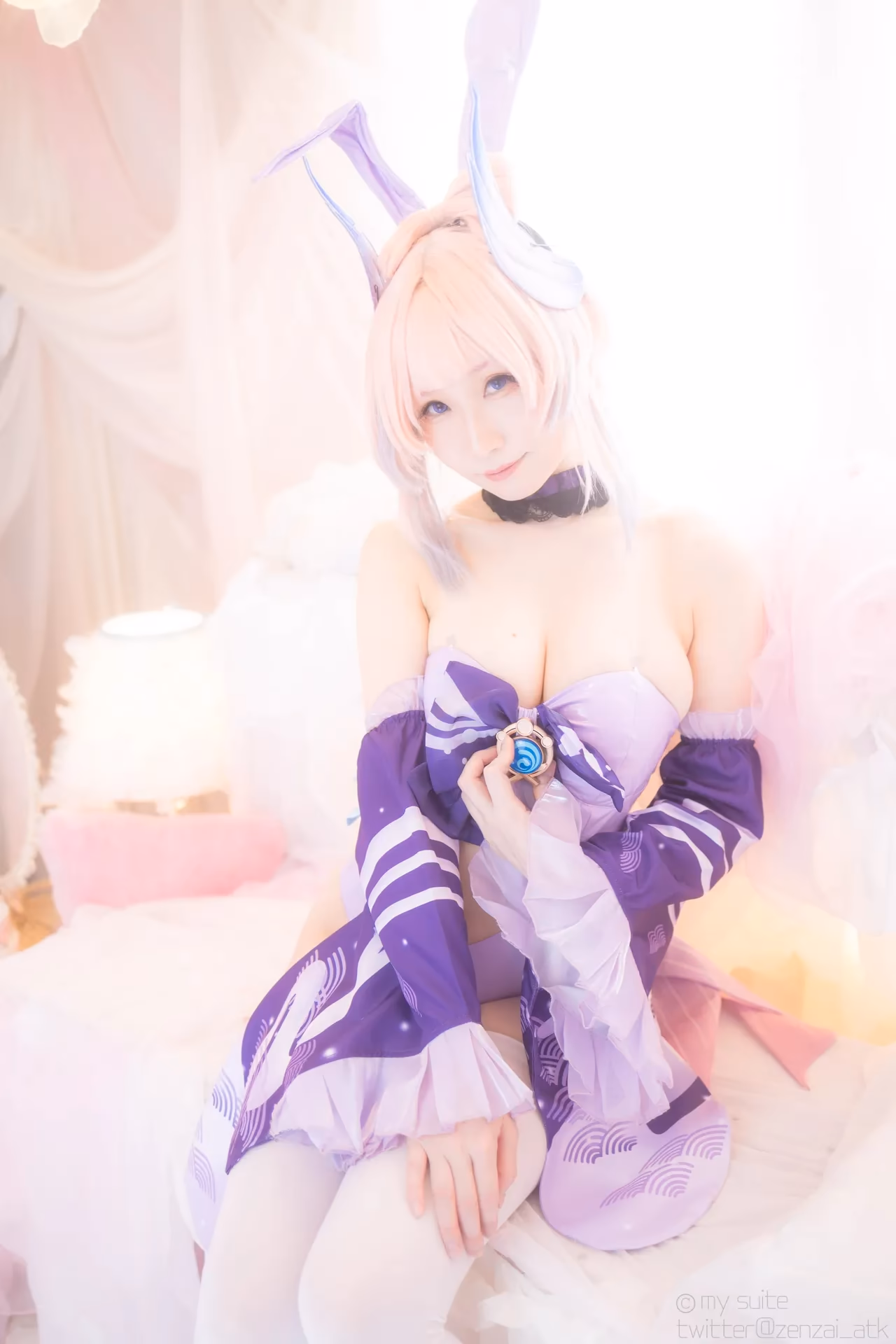 Atsuki as Eula Lawrence, Ganyu, Sangonomiya Kokomi, Nilou, and Yelan — cosplay photo 221 of 381