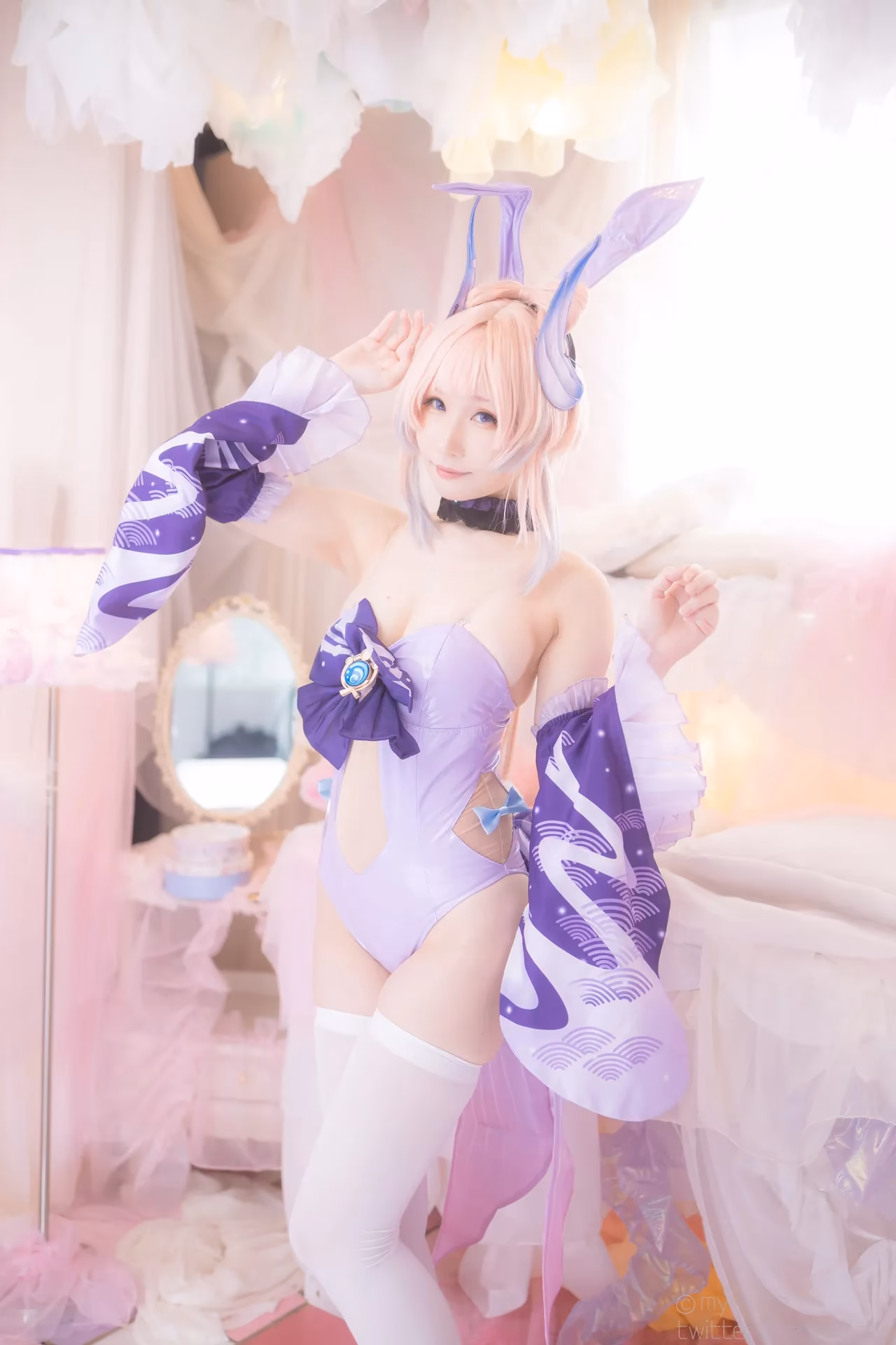 Atsuki as Eula Lawrence, Ganyu, Sangonomiya Kokomi, Nilou, and Yelan — cosplay photo 241 of 381