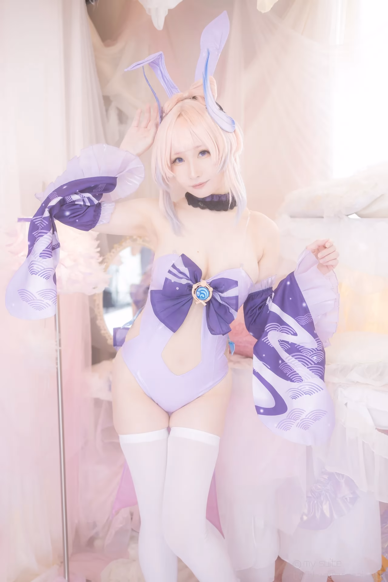 Atsuki as Eula Lawrence, Ganyu, Sangonomiya Kokomi, Nilou, and Yelan — cosplay photo 242 of 381