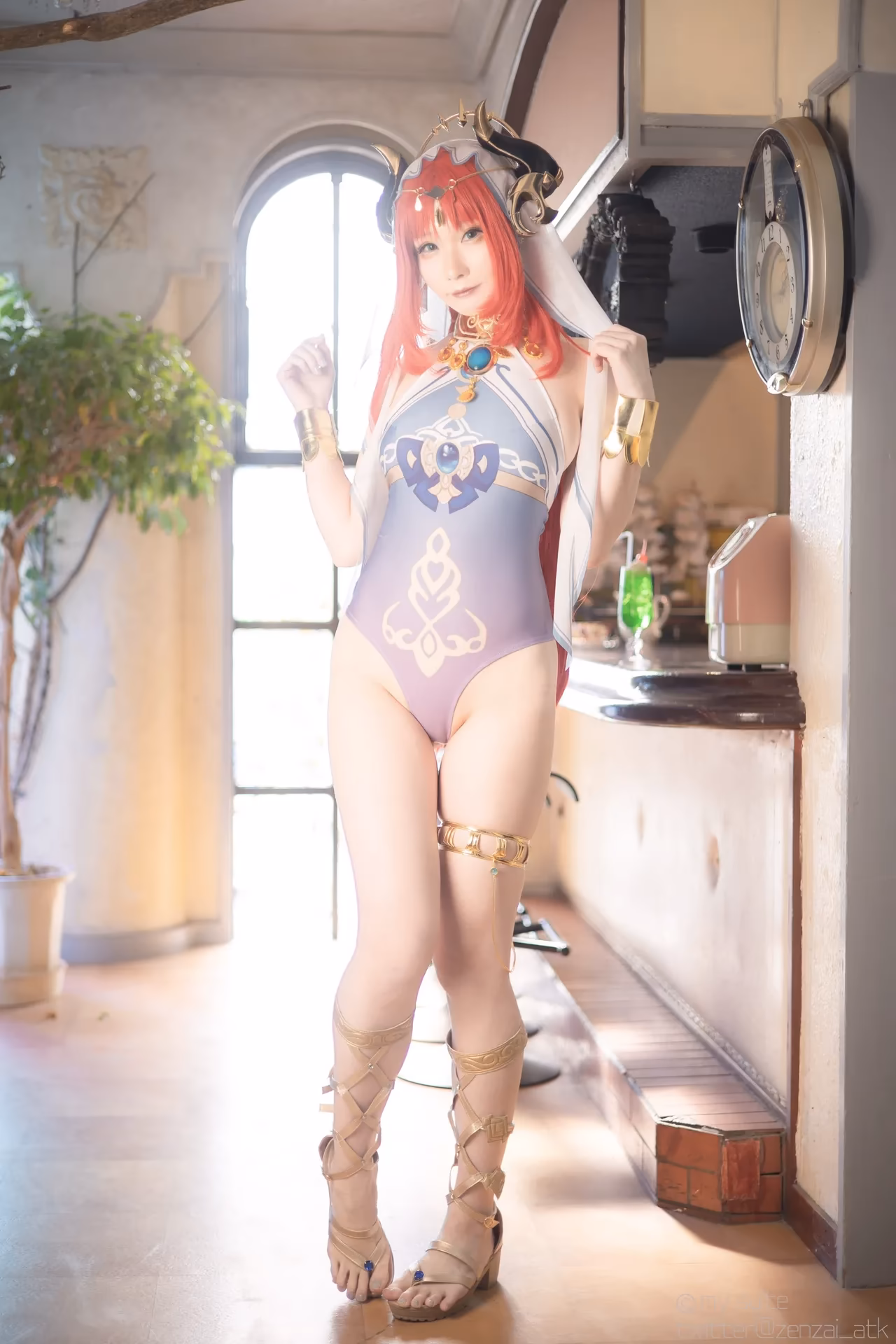 Atsuki as Eula Lawrence, Ganyu, Sangonomiya Kokomi, Nilou, and Yelan — cosplay photo 243 of 381