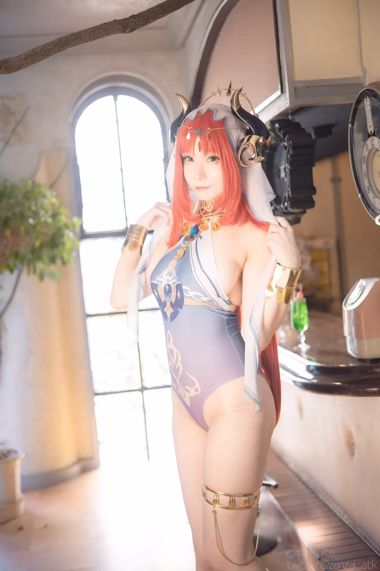 Atsuki as Eula Lawrence, Ganyu, Sangonomiya Kokomi, Nilou, and Yelan — cosplay photo 245 of 381