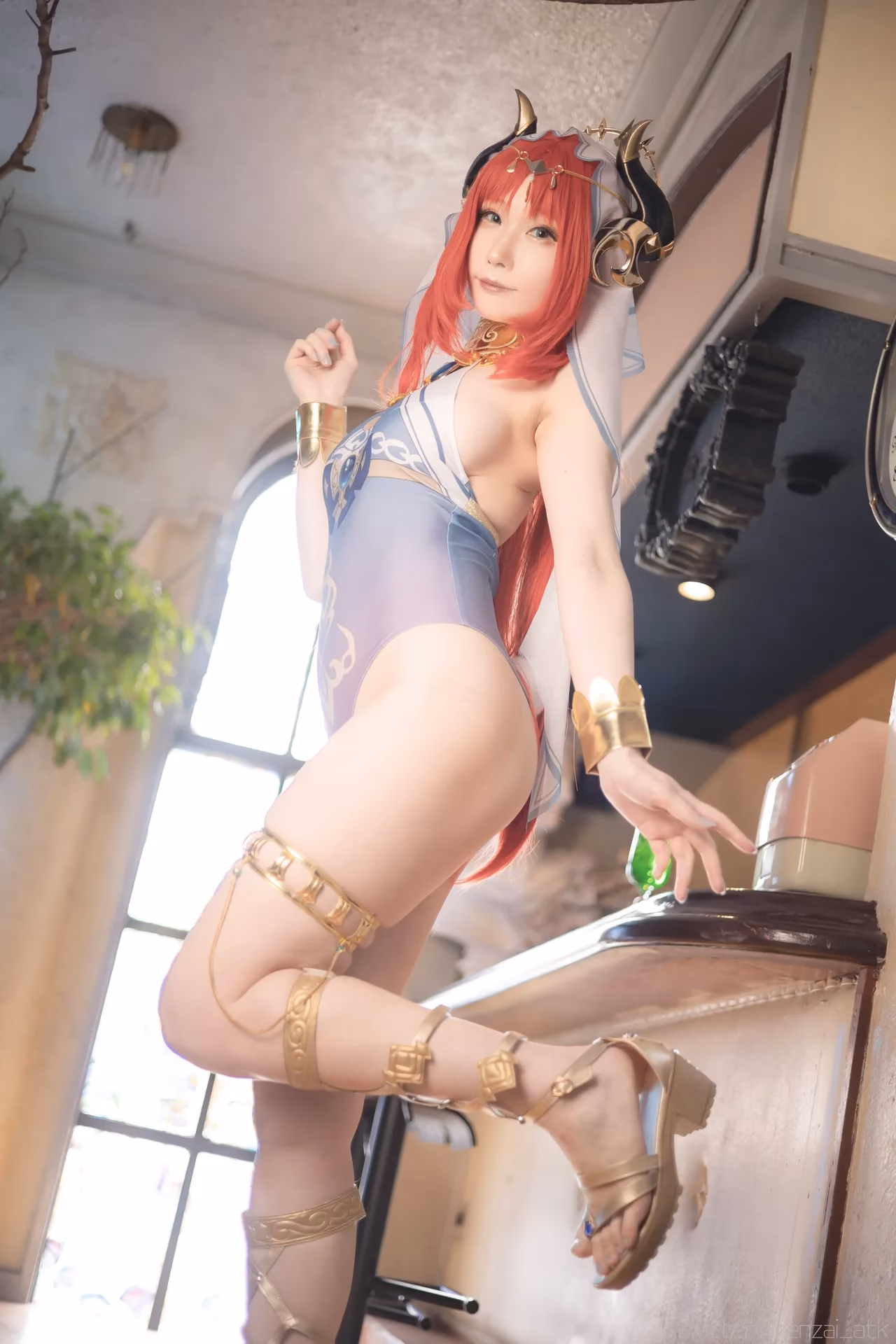 Atsuki as Eula Lawrence, Ganyu, Sangonomiya Kokomi, Nilou, and Yelan — cosplay photo 247 of 381