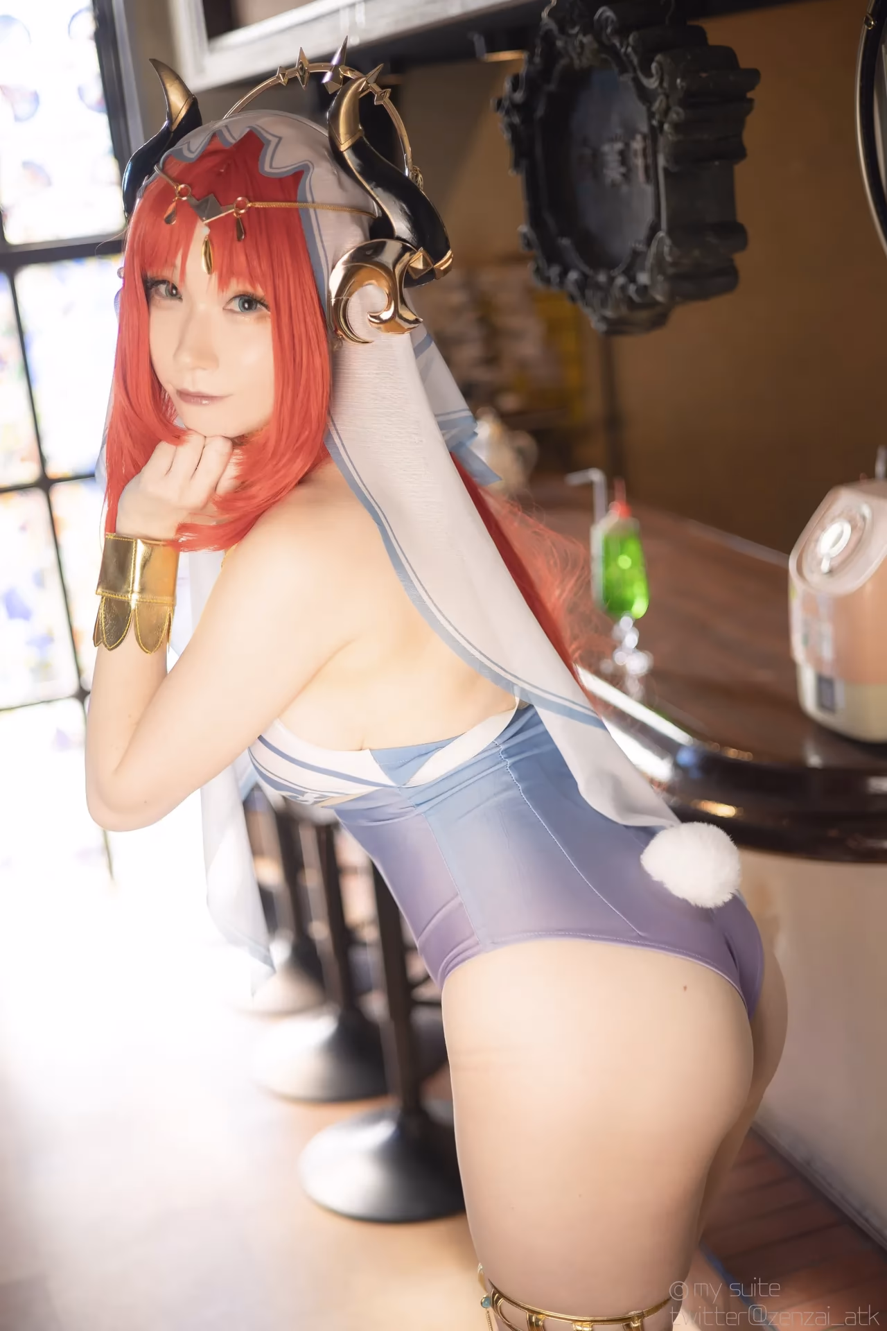 Atsuki as Eula Lawrence, Ganyu, Sangonomiya Kokomi, Nilou, and Yelan — cosplay photo 255 of 381
