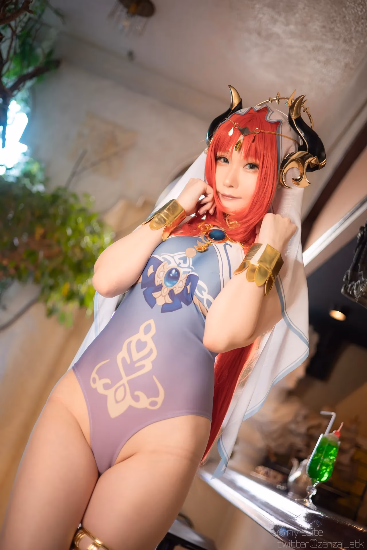 Atsuki as Eula Lawrence, Ganyu, Sangonomiya Kokomi, Nilou, and Yelan — cosplay photo 263 of 381