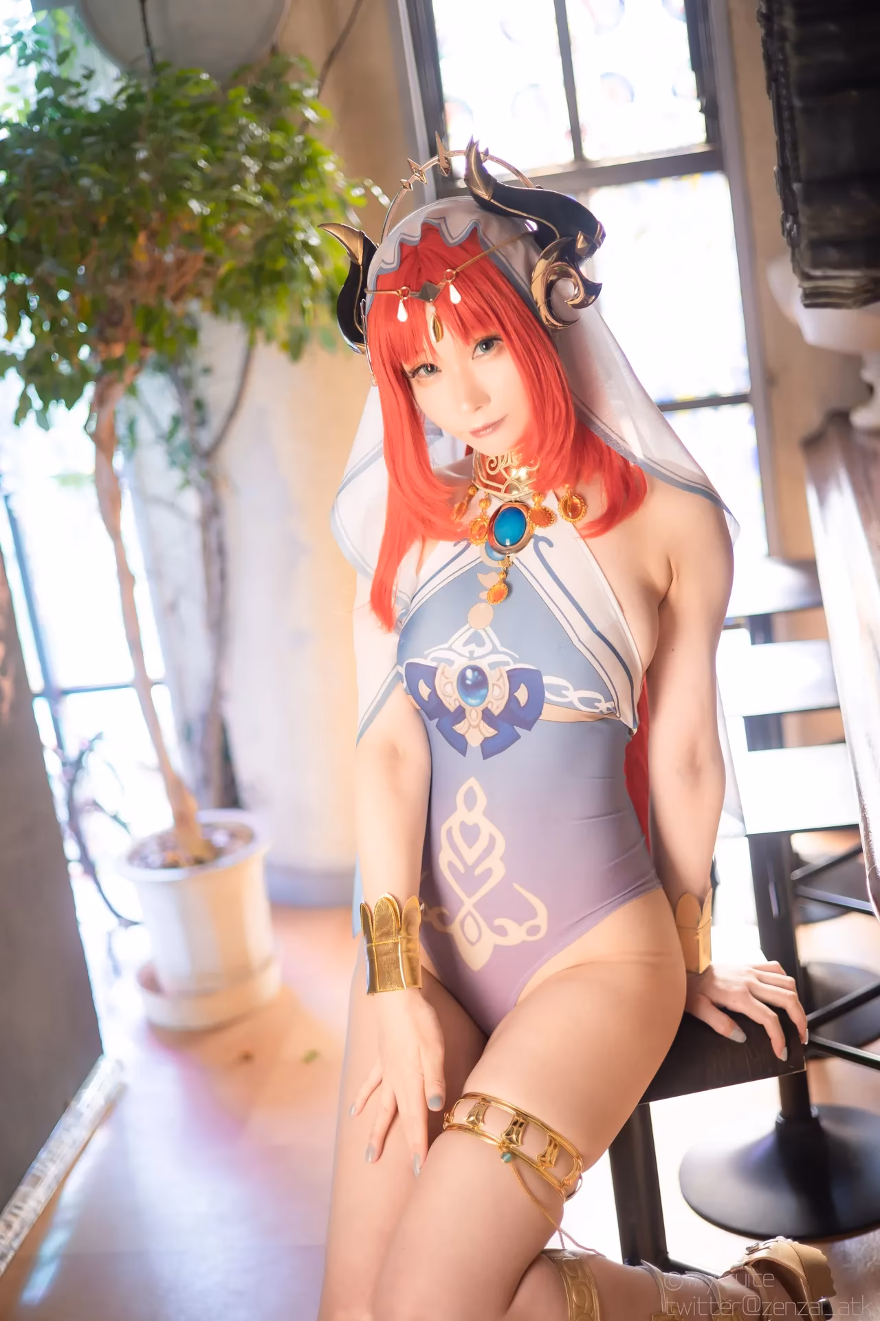 Atsuki as Eula Lawrence, Ganyu, Sangonomiya Kokomi, Nilou, and Yelan — cosplay photo 271 of 381