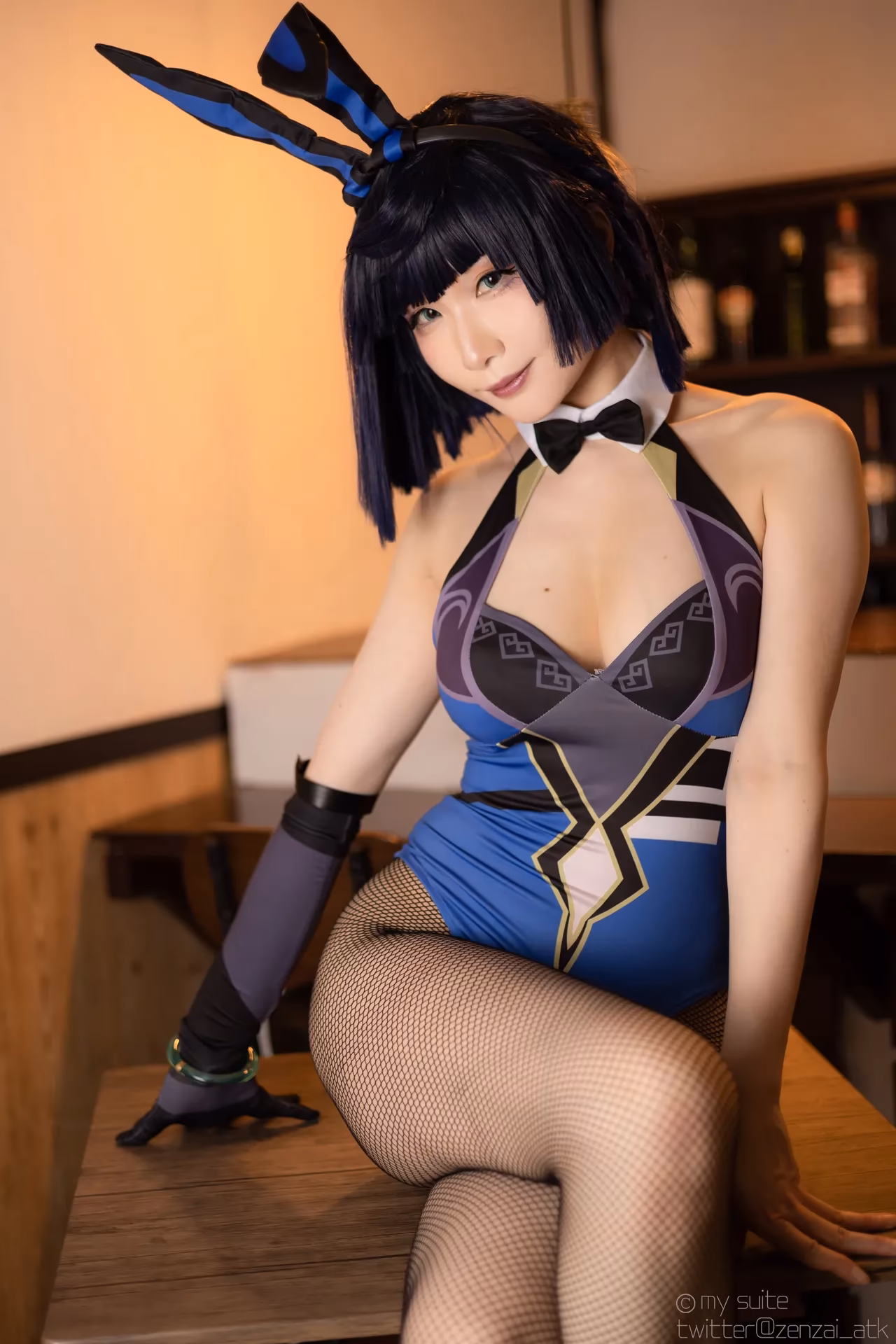 Atsuki as Eula Lawrence, Ganyu, Sangonomiya Kokomi, Nilou, and Yelan — cosplay photo 348 of 381