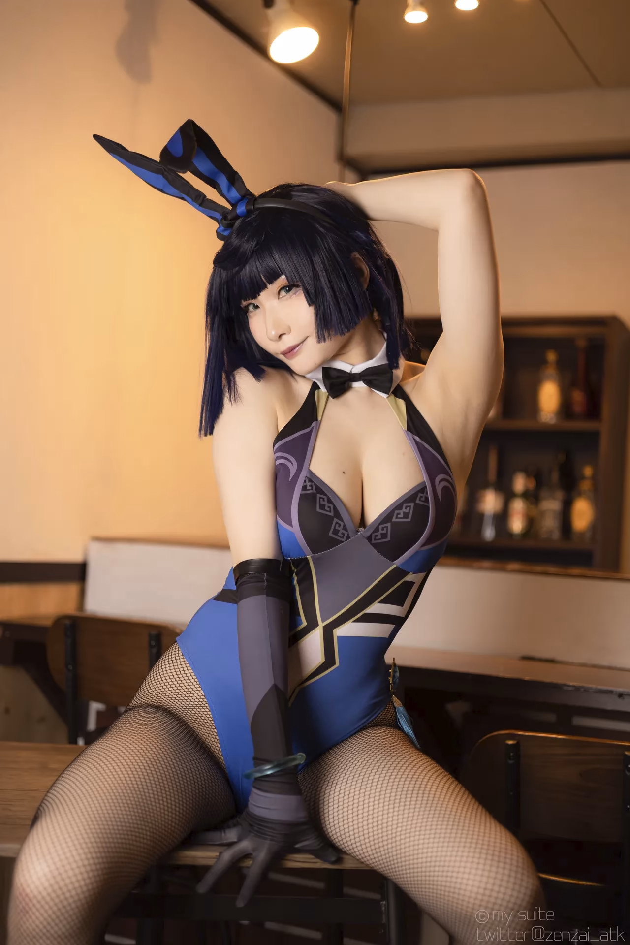 Atsuki as Eula Lawrence, Ganyu, Sangonomiya Kokomi, Nilou, and Yelan — cosplay photo 352 of 381
