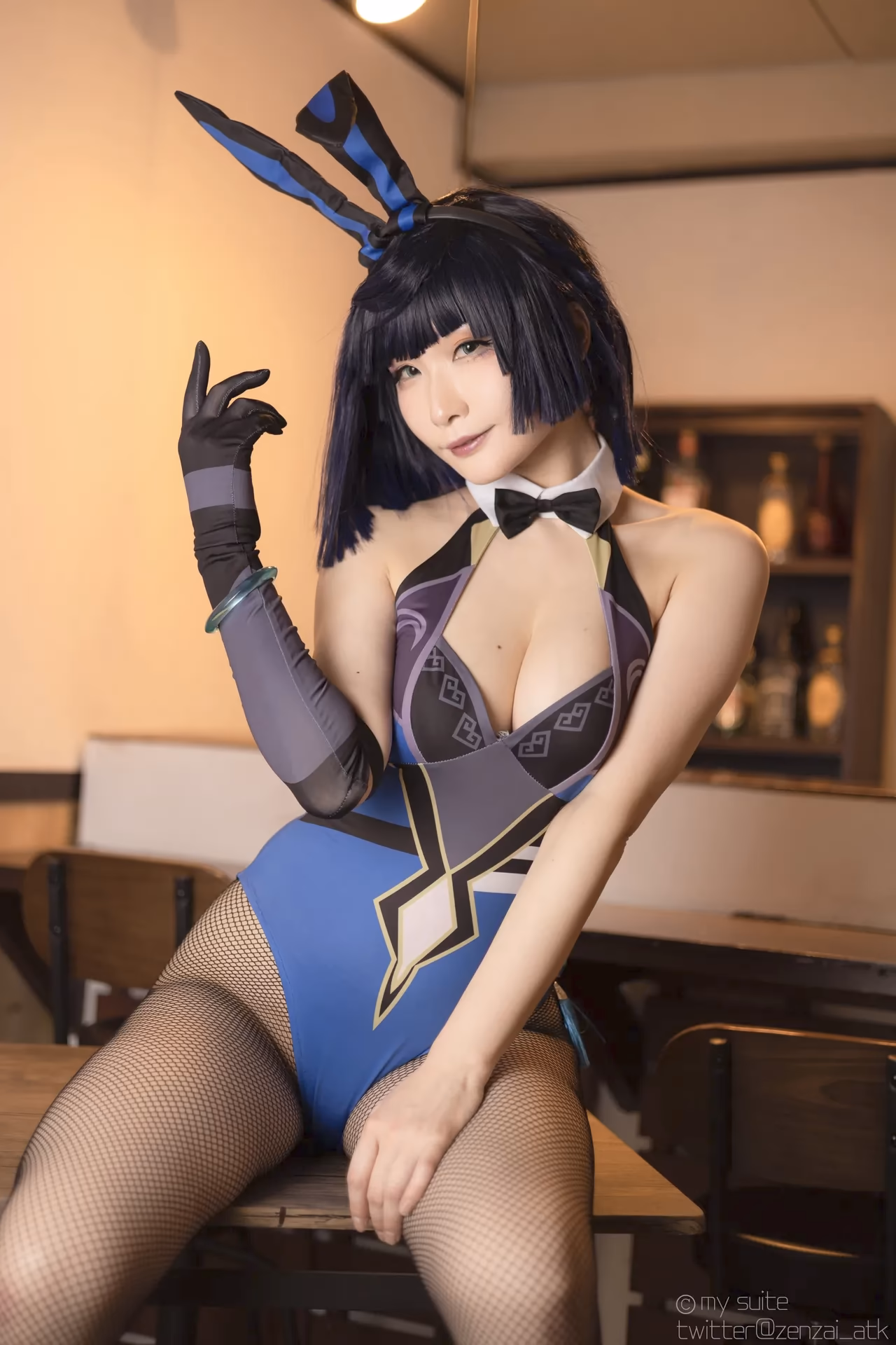 Atsuki as Eula Lawrence, Ganyu, Sangonomiya Kokomi, Nilou, and Yelan — cosplay photo 353 of 381