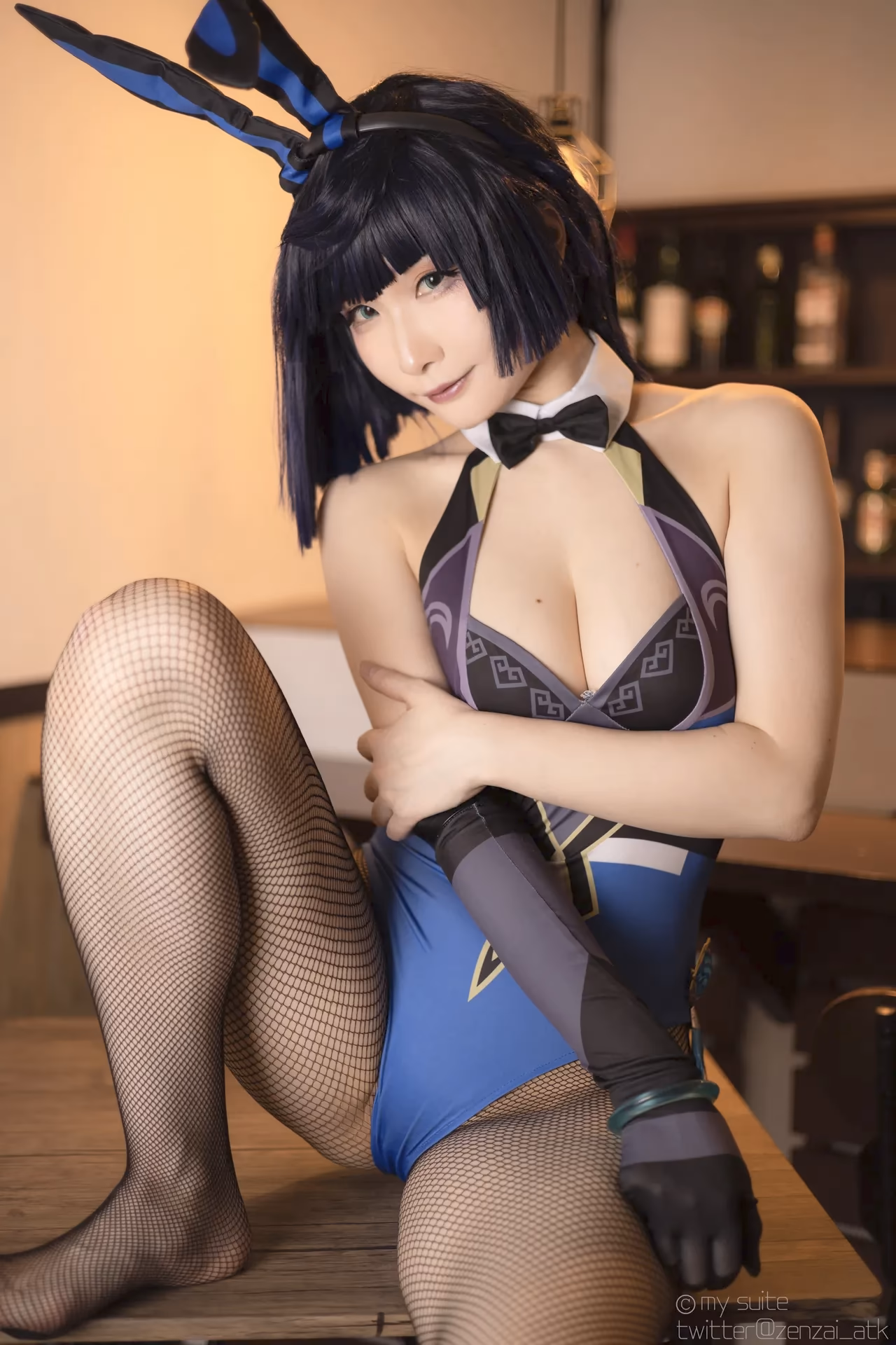 Atsuki as Eula Lawrence, Ganyu, Sangonomiya Kokomi, Nilou, and Yelan — cosplay photo 354 of 381