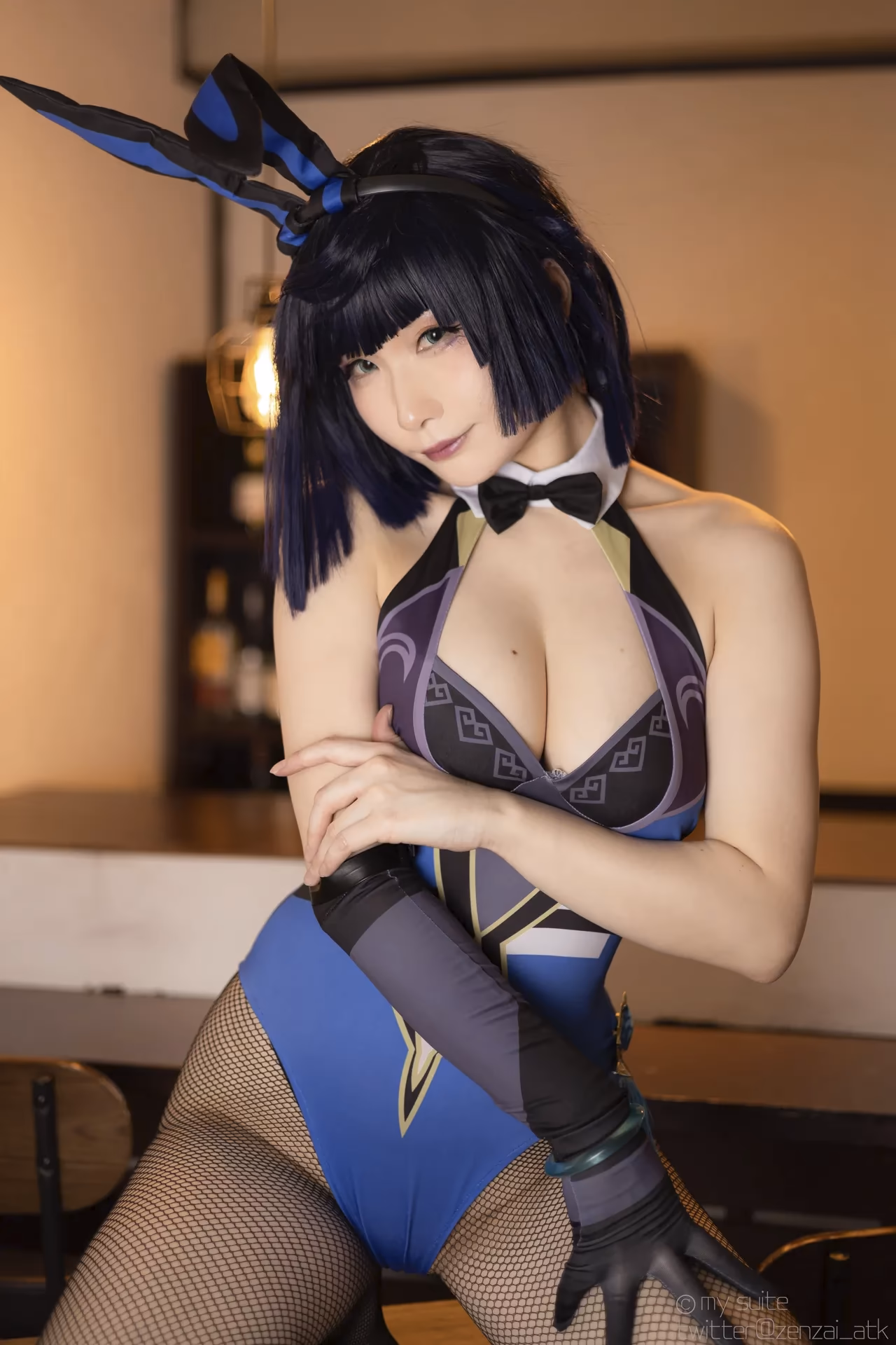 Atsuki as Eula Lawrence, Ganyu, Sangonomiya Kokomi, Nilou, and Yelan — cosplay photo 359 of 381