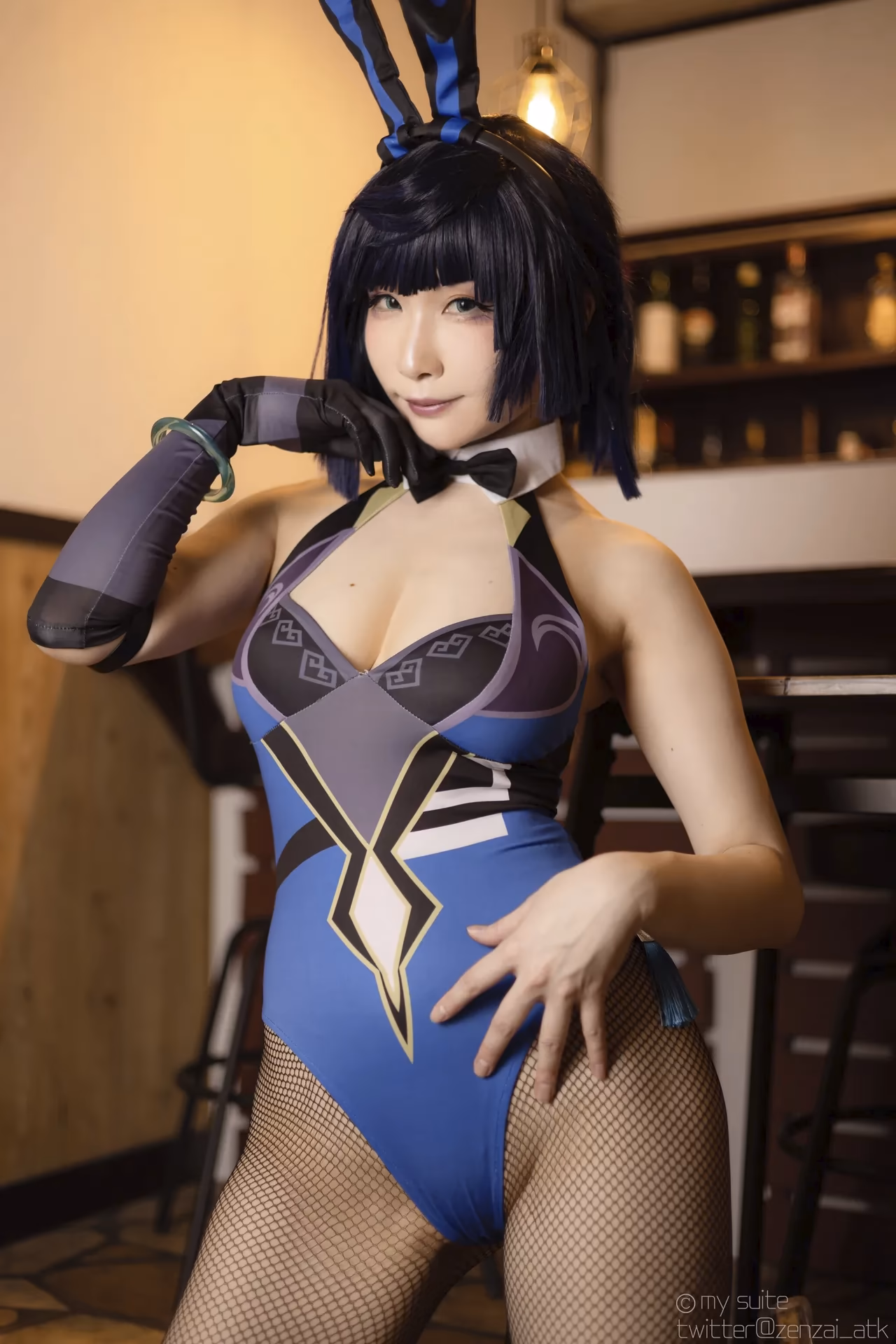 Atsuki as Eula Lawrence, Ganyu, Sangonomiya Kokomi, Nilou, and Yelan — cosplay photo 368 of 381
