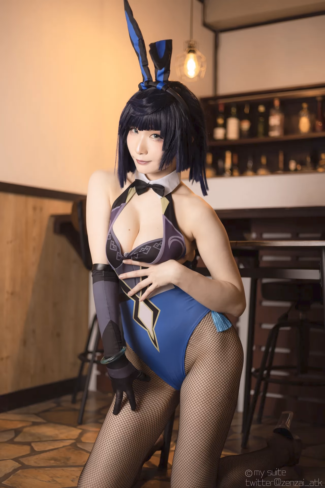 Atsuki as Eula Lawrence, Ganyu, Sangonomiya Kokomi, Nilou, and Yelan — cosplay photo 369 of 381