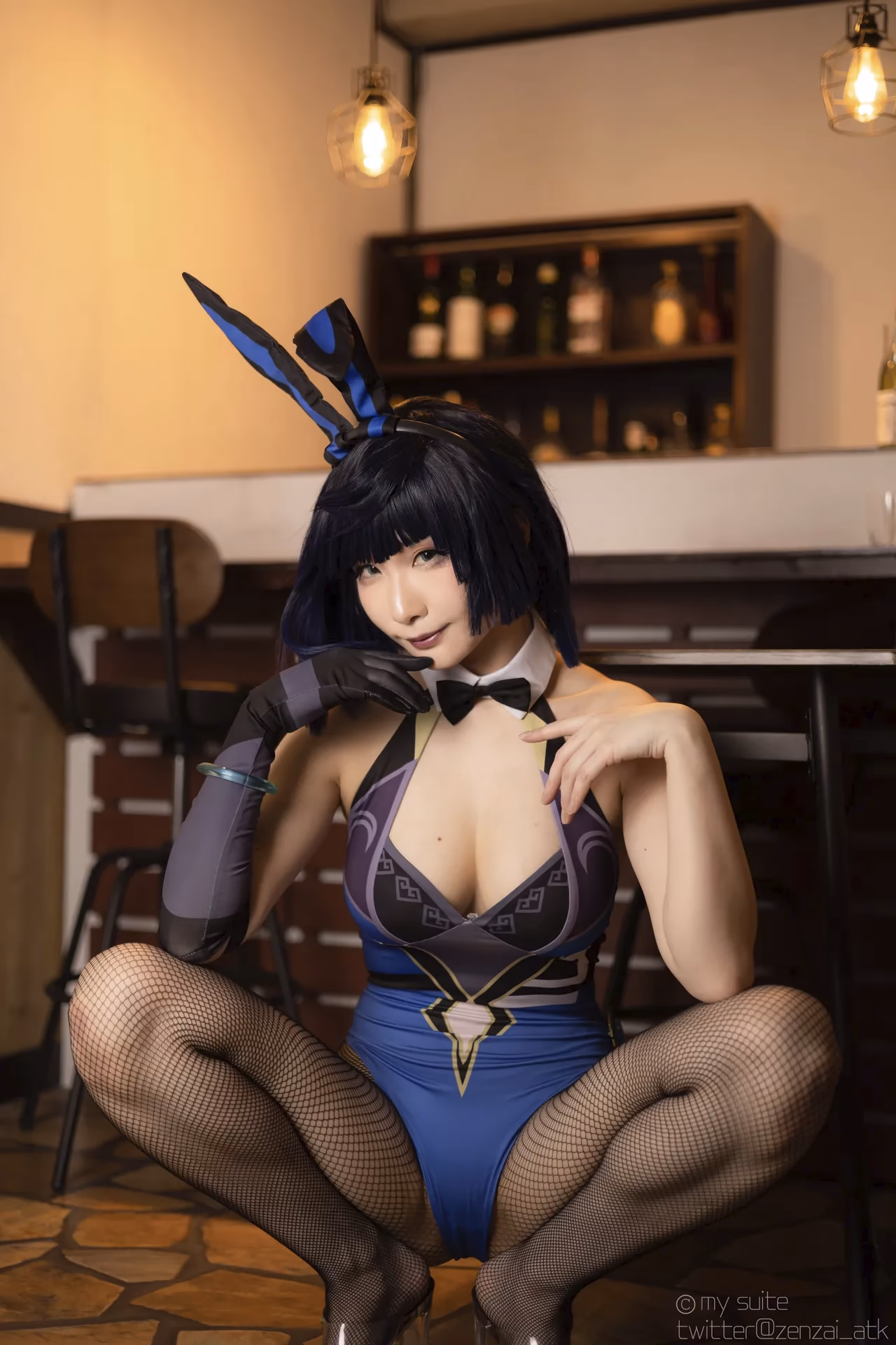 Atsuki as Eula Lawrence, Ganyu, Sangonomiya Kokomi, Nilou, and Yelan — cosplay photo 370 of 381
