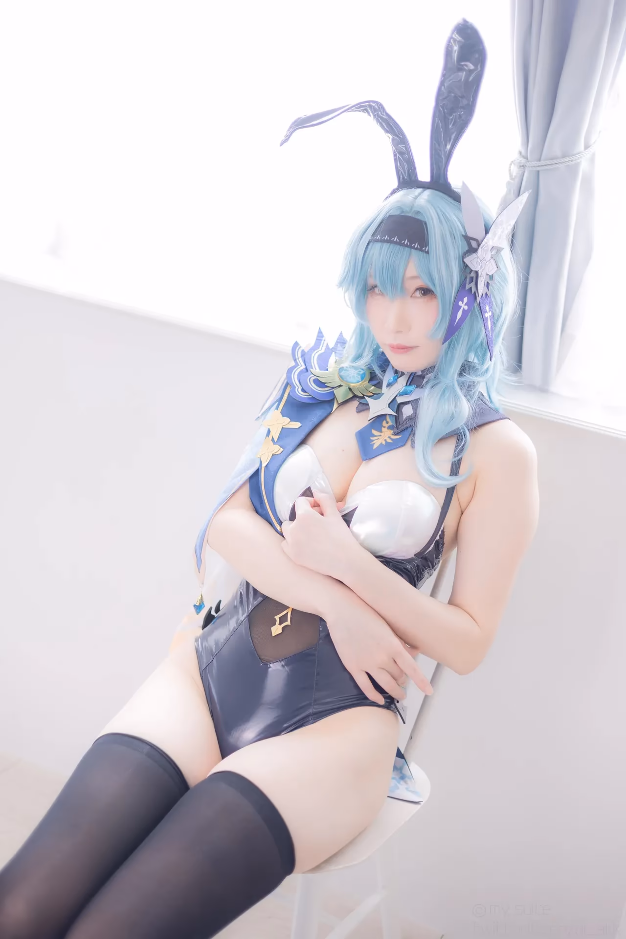 Atsuki as Eula Lawrence, Ganyu, Sangonomiya Kokomi, Nilou, and Yelan — cosplay photo 49 of 381