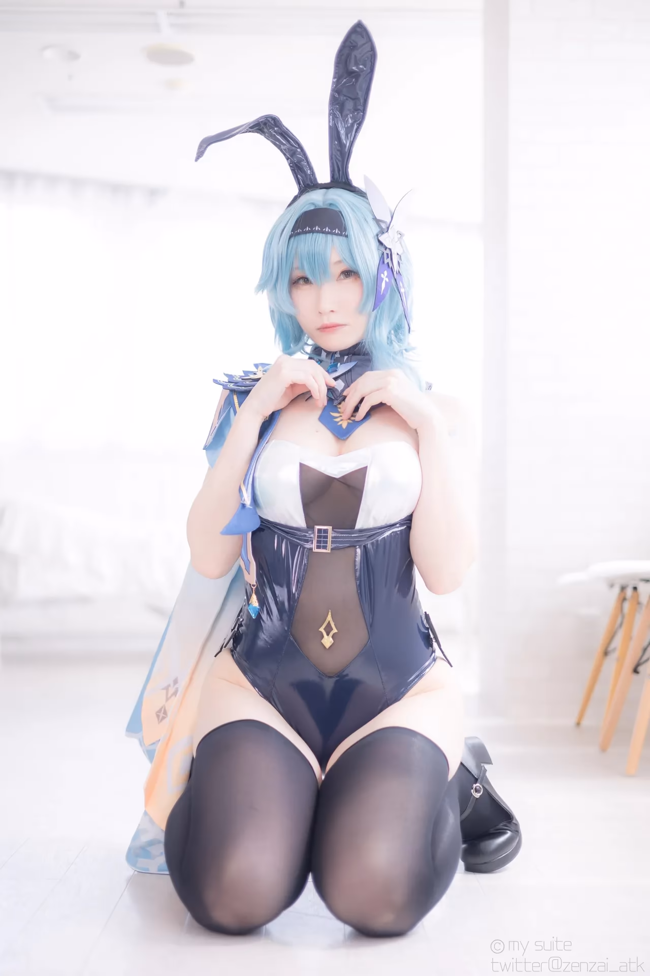 Atsuki as Eula Lawrence, Ganyu, Sangonomiya Kokomi, Nilou, and Yelan — cosplay photo 53 of 381