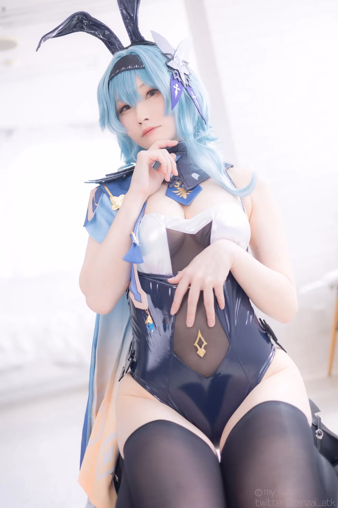 Atsuki as Eula Lawrence, Ganyu, Sangonomiya Kokomi, Nilou, and Yelan — cosplay photo 56 of 381