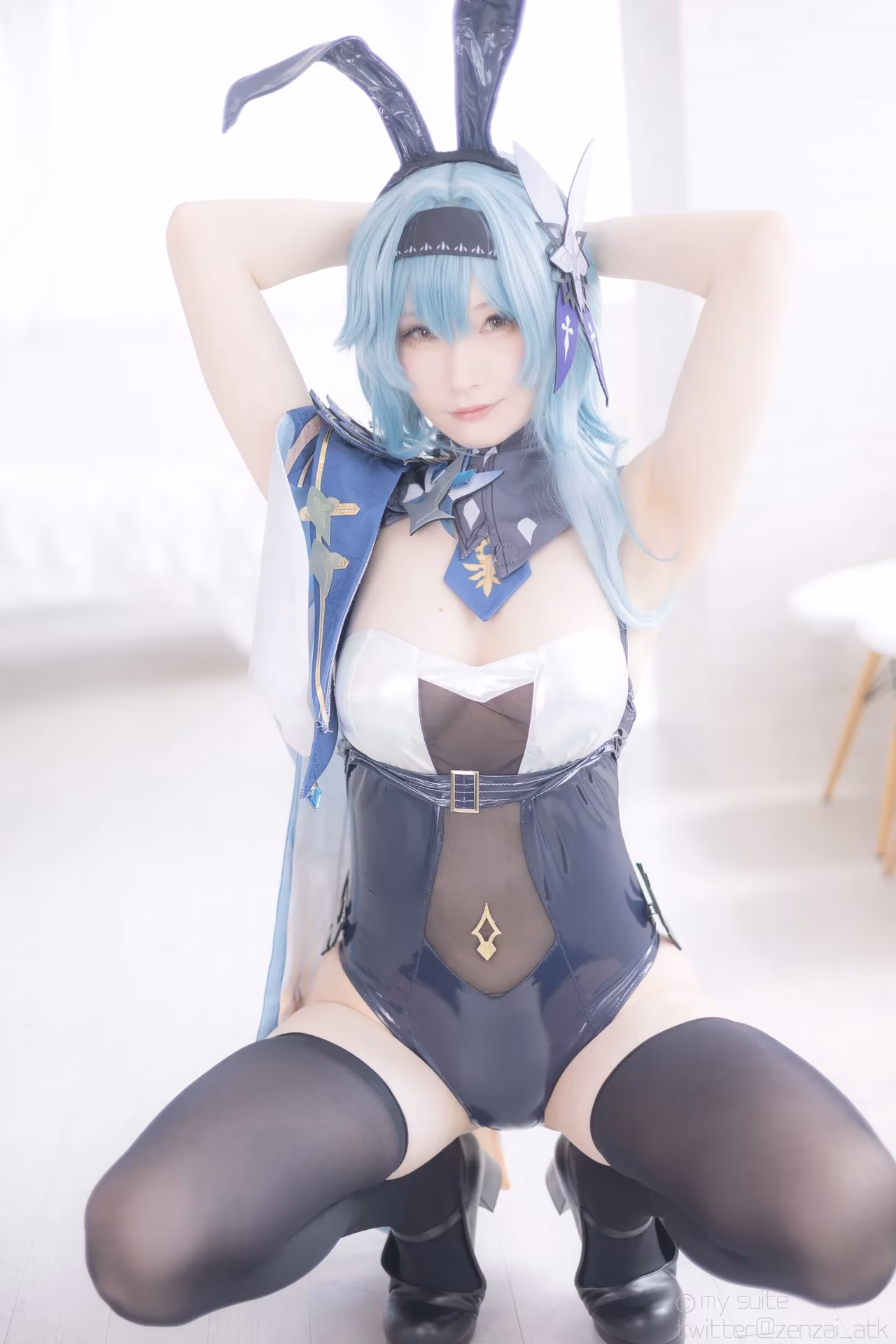 Atsuki as Eula Lawrence, Ganyu, Sangonomiya Kokomi, Nilou, and Yelan — cosplay photo 57 of 381