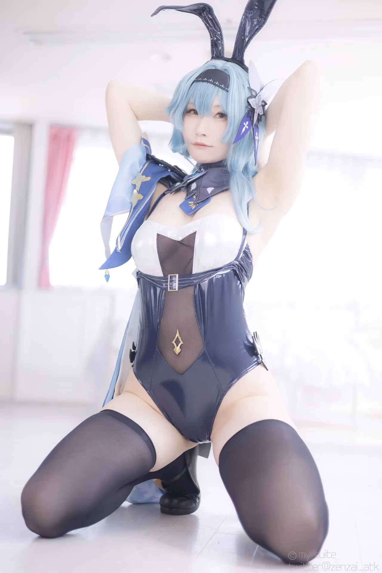 Atsuki as Eula Lawrence, Ganyu, Sangonomiya Kokomi, Nilou, and Yelan — cosplay photo 58 of 381