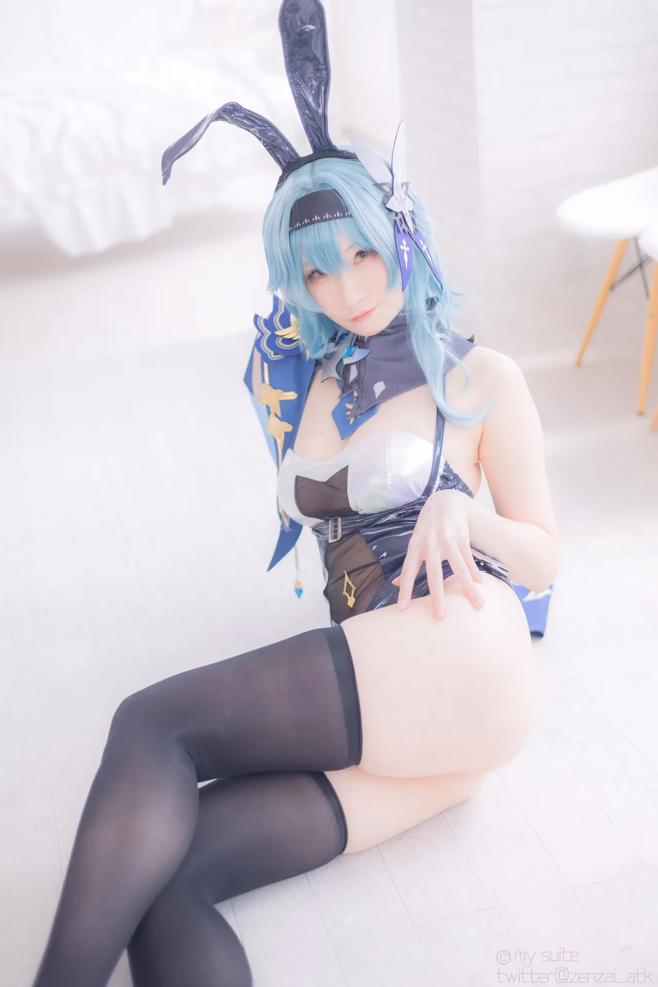 Atsuki as Eula Lawrence, Ganyu, Sangonomiya Kokomi, Nilou, and Yelan — cosplay photo 63 of 381