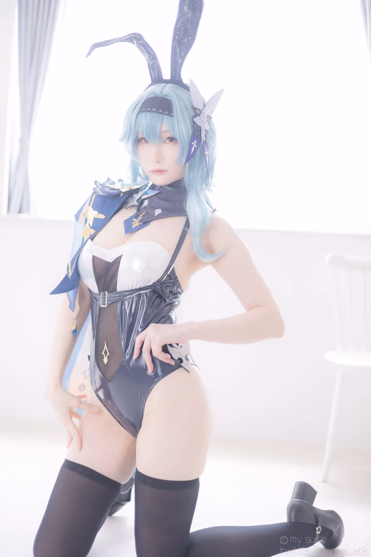 Atsuki as Eula Lawrence, Ganyu, Sangonomiya Kokomi, Nilou, and Yelan — cosplay photo 76 of 381
