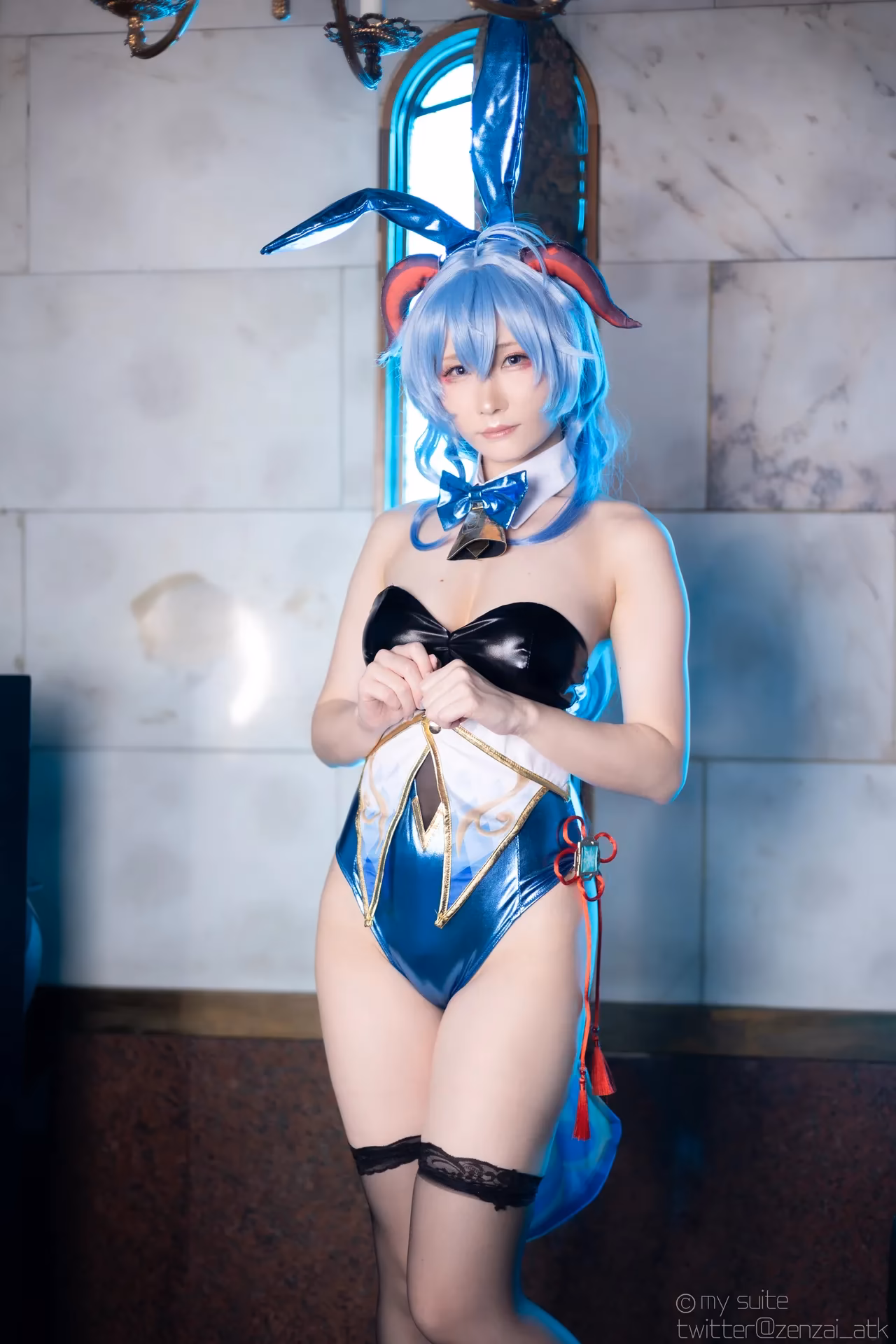 Atsuki as Eula Lawrence, Ganyu, Sangonomiya Kokomi, Nilou, and Yelan — cosplay photo 84 of 381