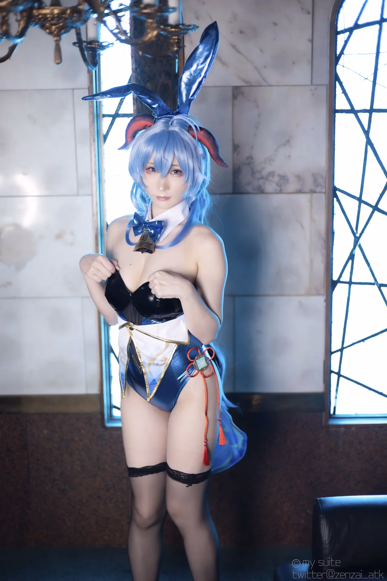 Atsuki as Eula Lawrence, Ganyu, Sangonomiya Kokomi, Nilou, and Yelan — cosplay photo 85 of 381