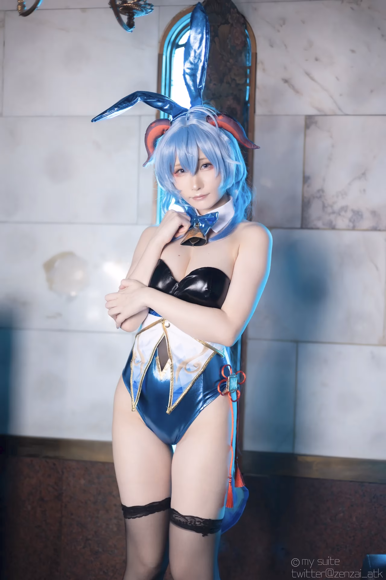 Atsuki as Eula Lawrence, Ganyu, Sangonomiya Kokomi, Nilou, and Yelan — cosplay photo 86 of 381
