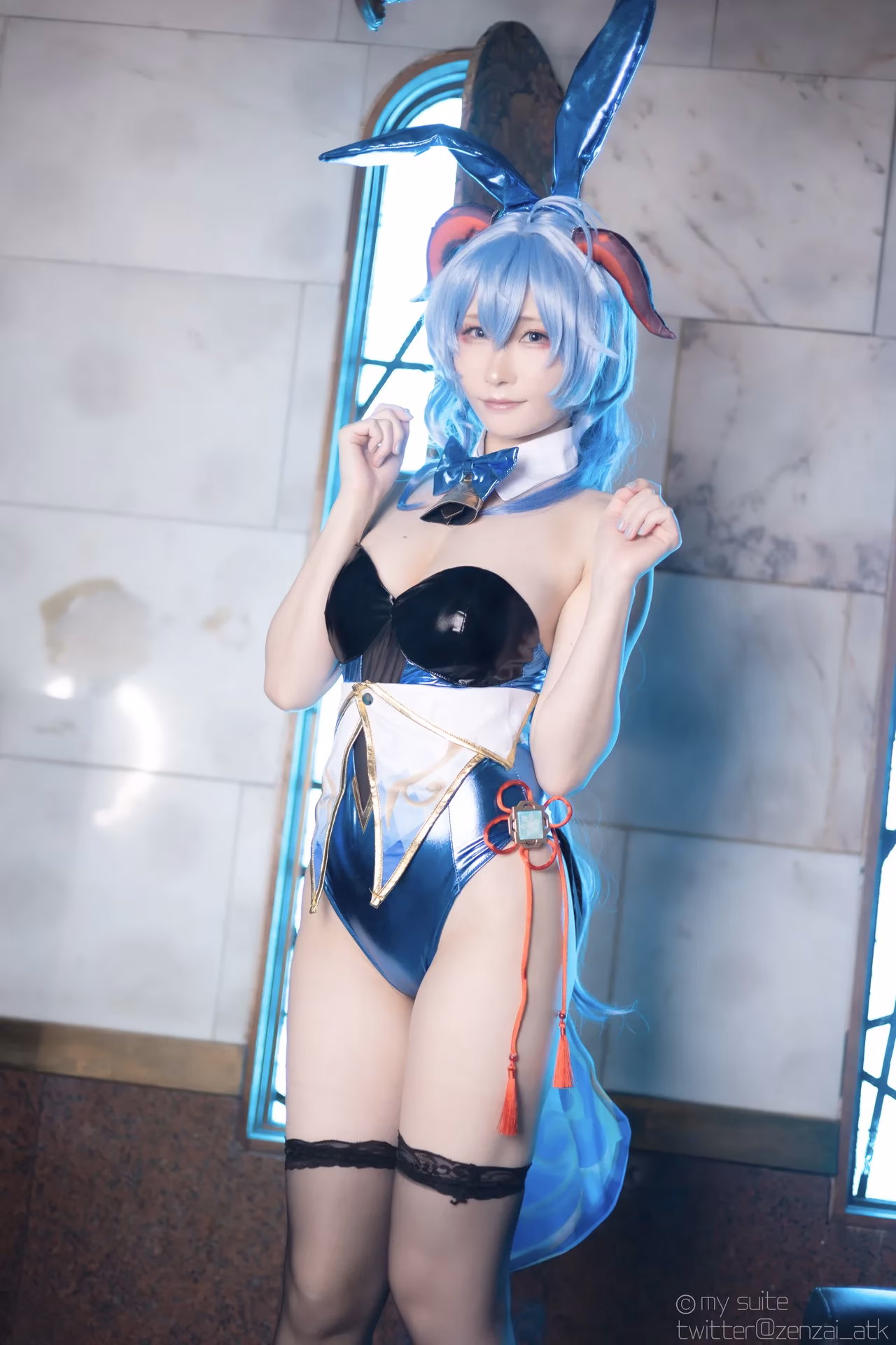 Atsuki as Eula Lawrence, Ganyu, Sangonomiya Kokomi, Nilou, and Yelan — cosplay photo 87 of 381