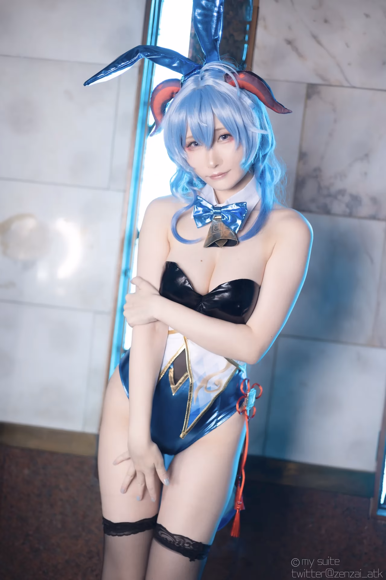 Atsuki as Eula Lawrence, Ganyu, Sangonomiya Kokomi, Nilou, and Yelan — cosplay photo 88 of 381