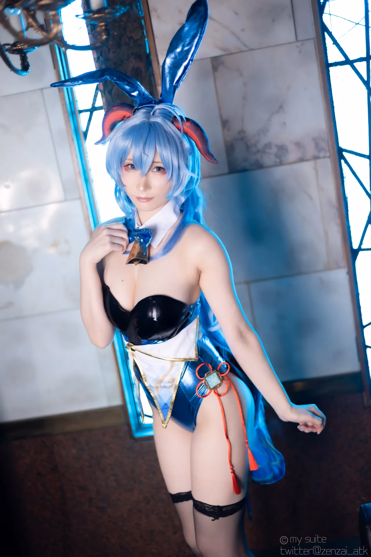 Atsuki as Eula Lawrence, Ganyu, Sangonomiya Kokomi, Nilou, and Yelan — cosplay photo 89 of 381