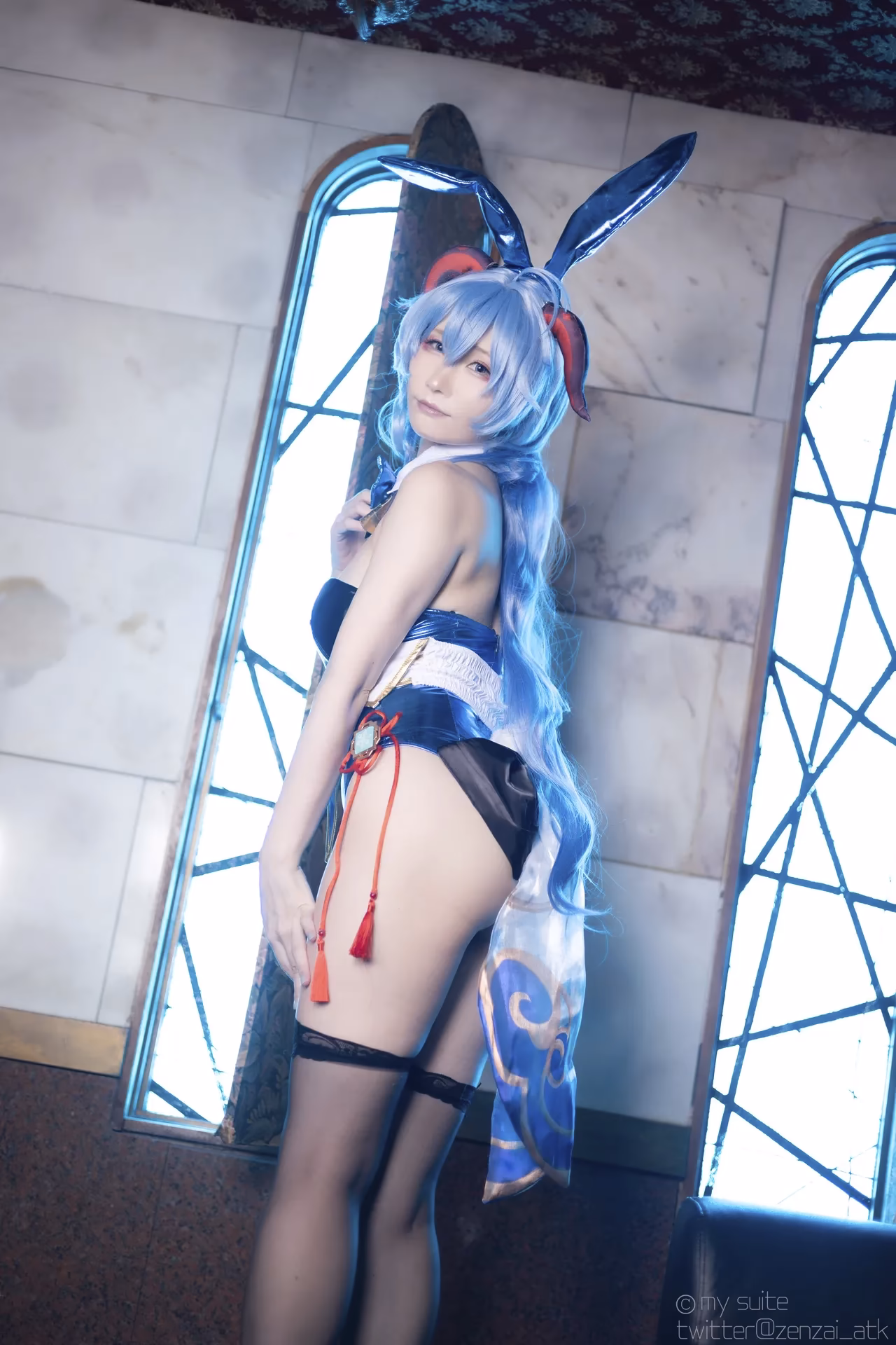 Atsuki as Eula Lawrence, Ganyu, Sangonomiya Kokomi, Nilou, and Yelan — cosplay photo 91 of 381