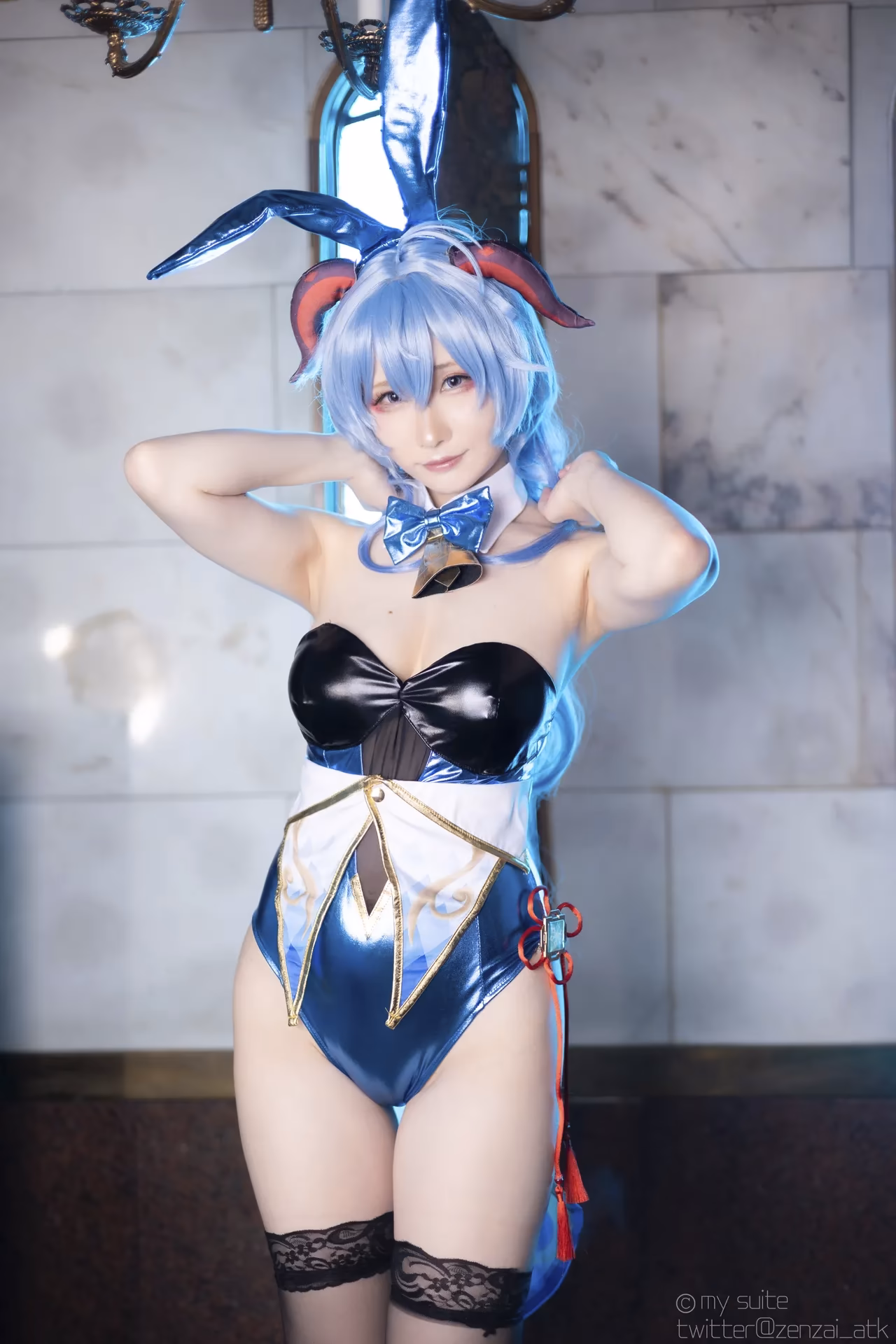 Atsuki as Eula Lawrence, Ganyu, Sangonomiya Kokomi, Nilou, and Yelan — cosplay photo 96 of 381