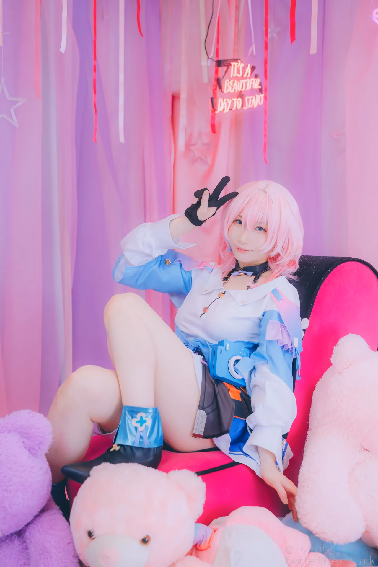 Atsuki as Himeko and March 7th — cosplay photo 202 of 355