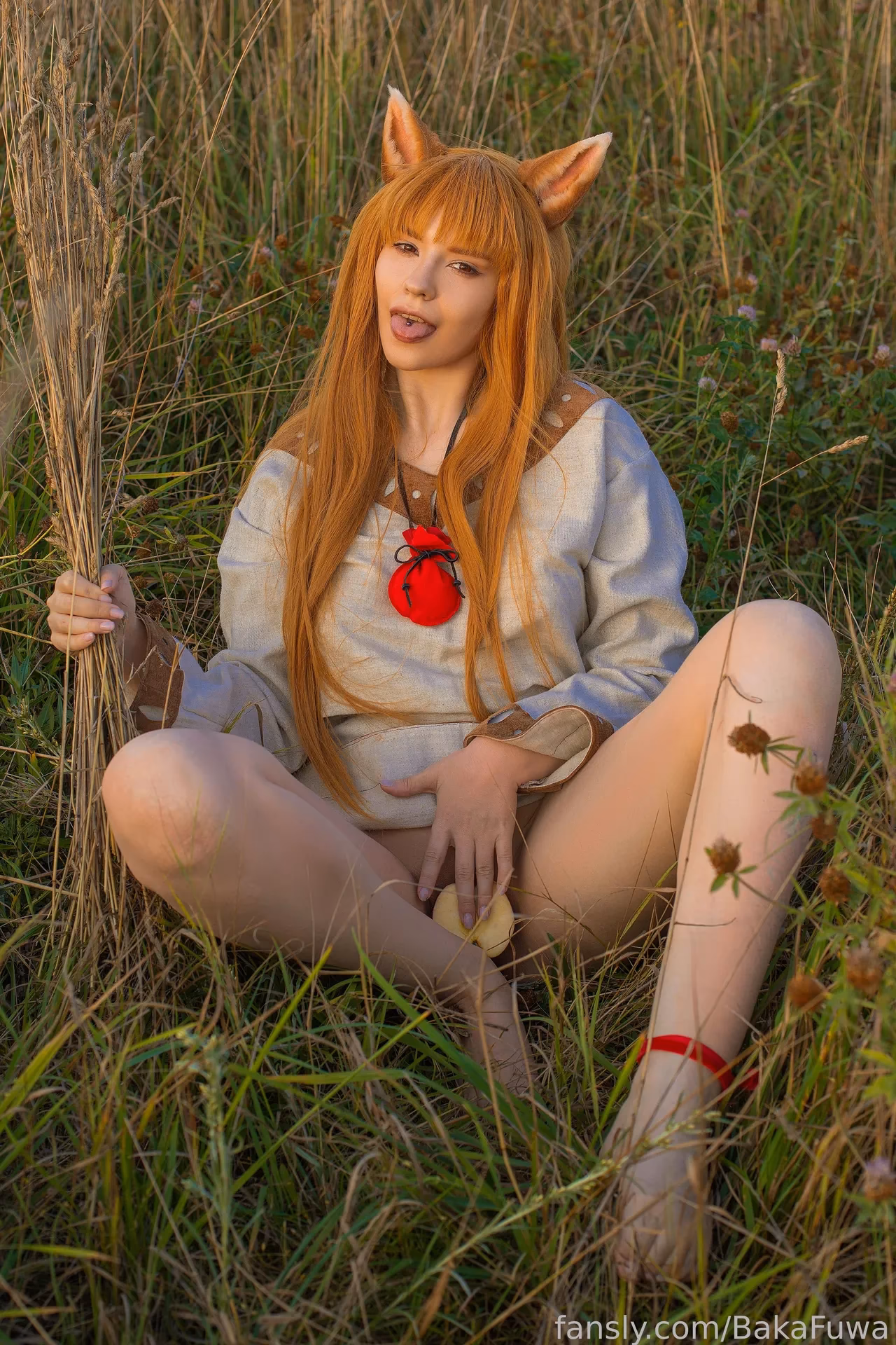 Baka Fuwa as Holo — cosplay photo 11 of 31