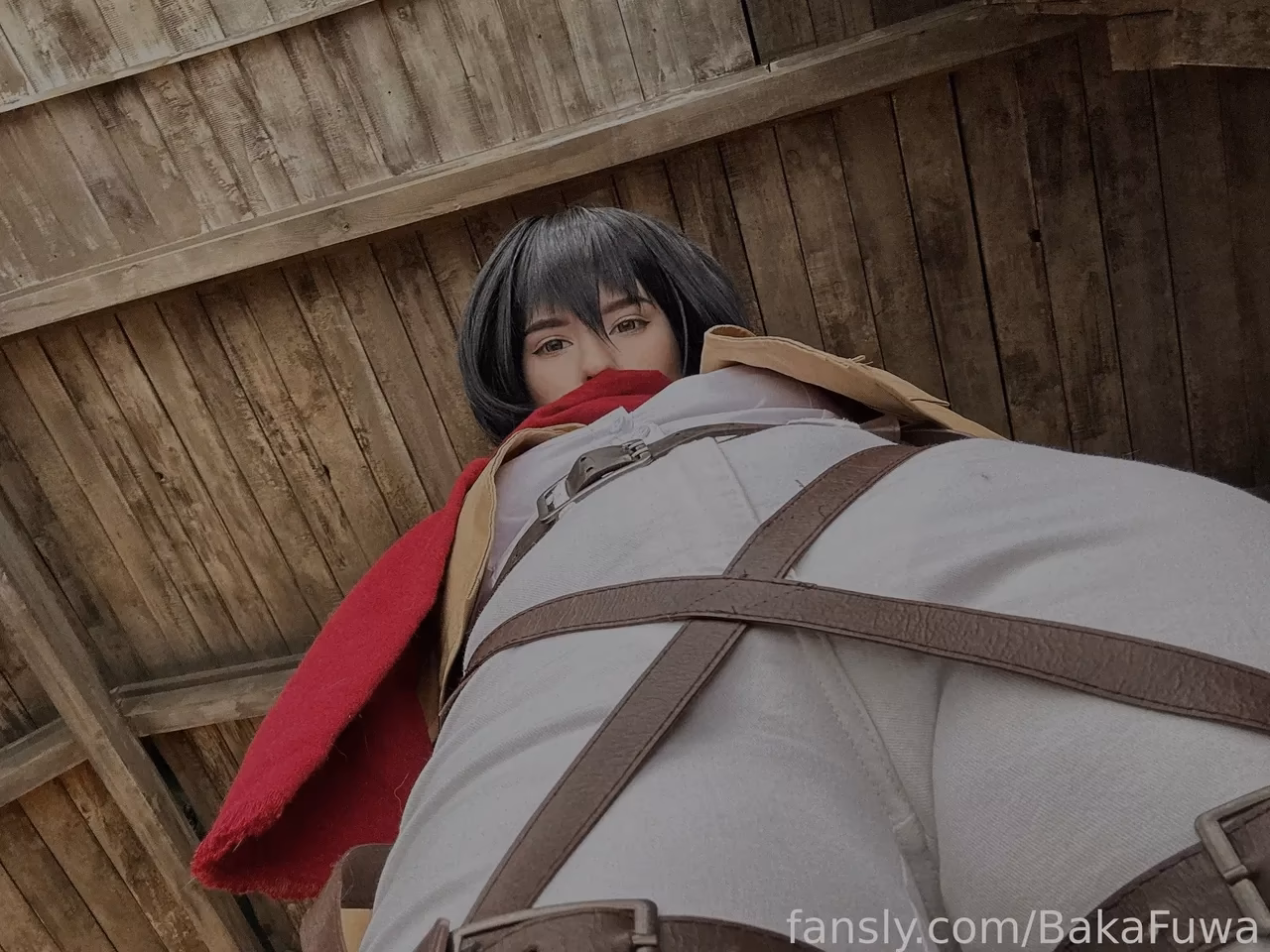 Baka Fuwa as Mikasa Ackerman — cosplay photo 6 of 16
