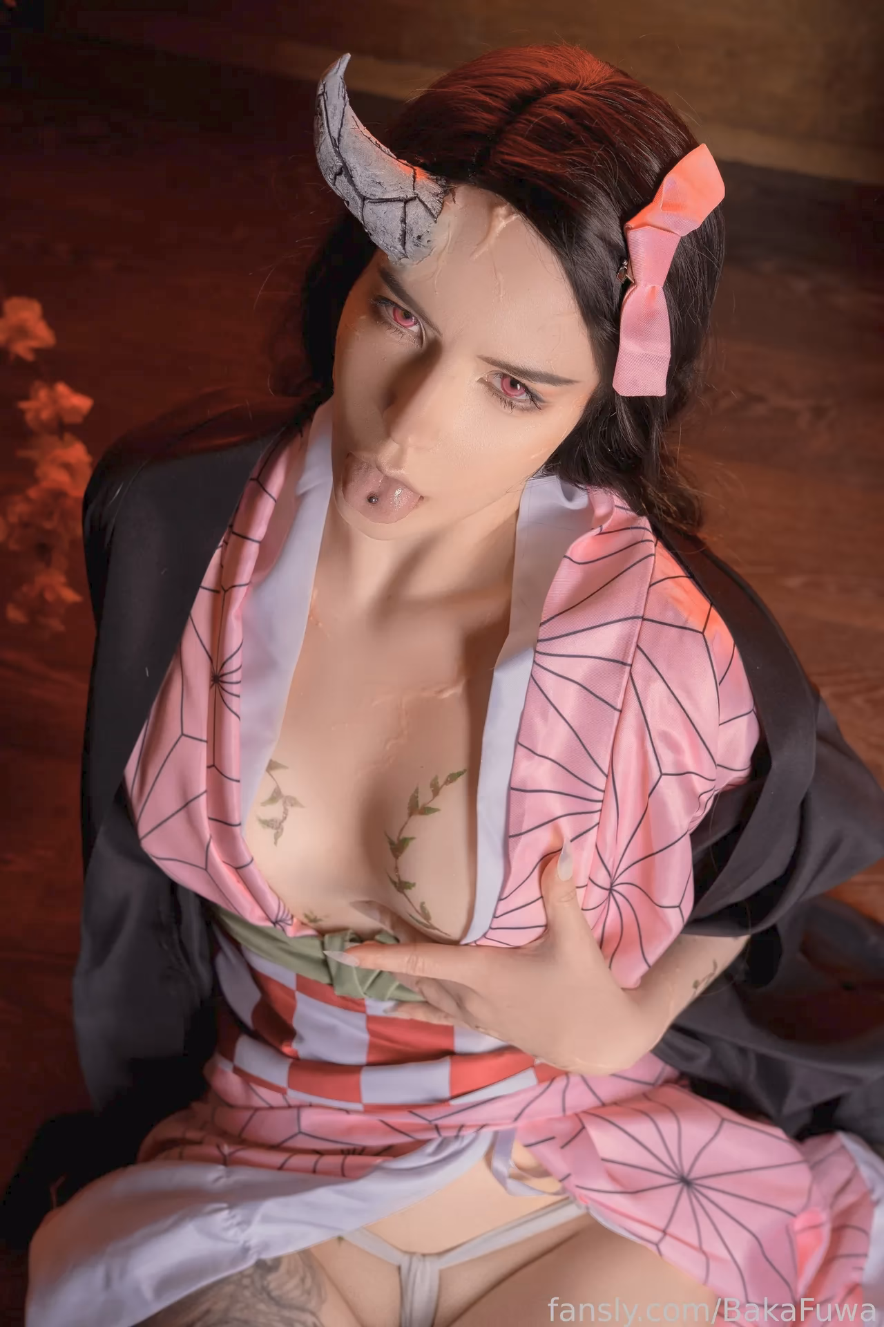 Baka Fuwa as Nezuko Kamado — cosplay photo 11 of 32